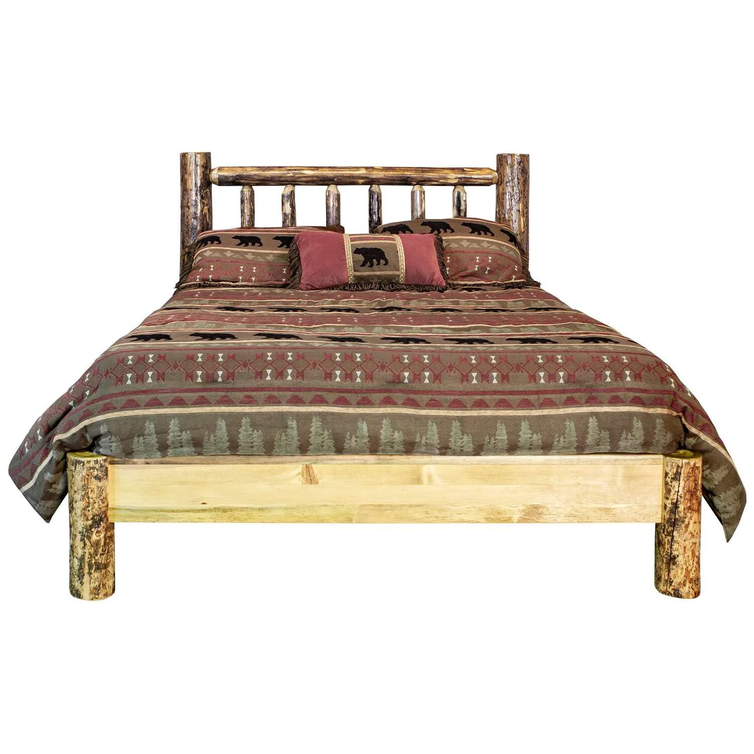 Glacier Country Collection Full Platform Bed