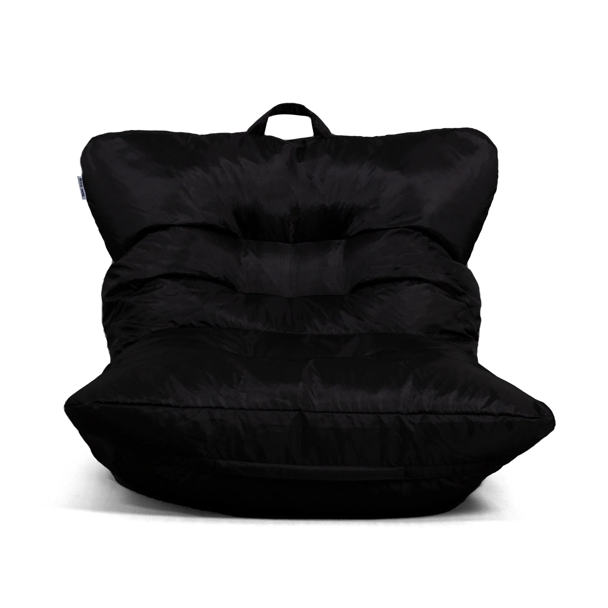 Big Joe Roma Bean Bag Chair, Black Smartmax, Durable Polyester Nylon Blend, 3 feet