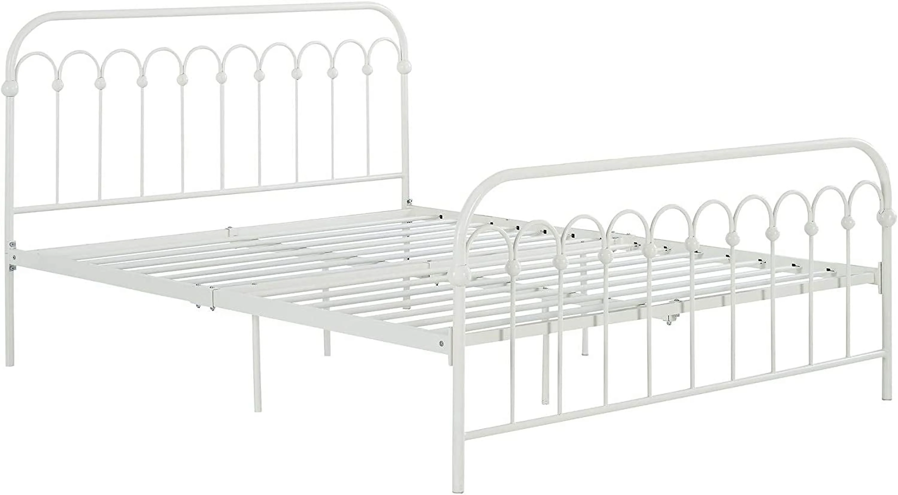 YGDU Bright Pop Metal Bed, Adjustable Height for Underbed Storage (6.5
