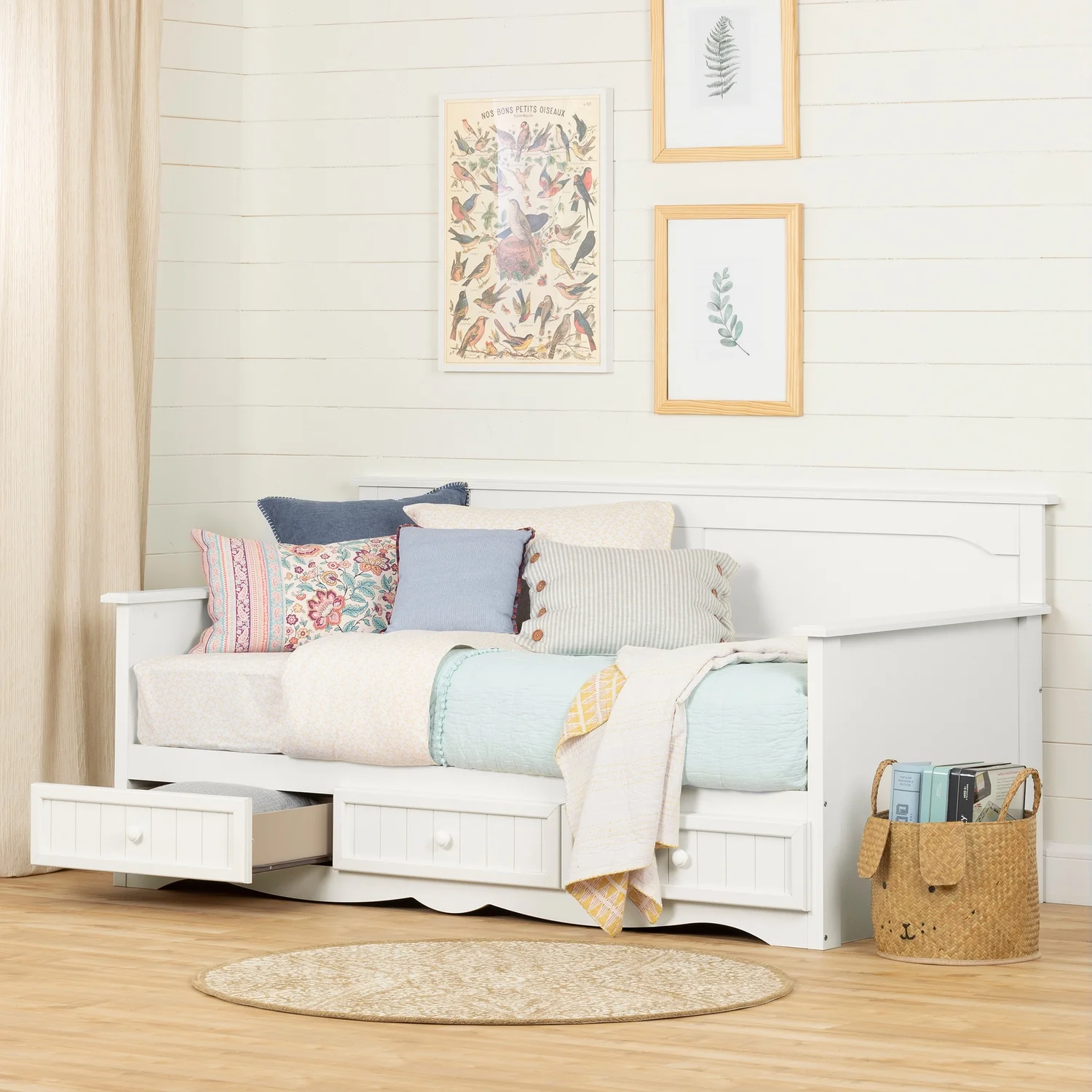 Maykoosh French Country Daybed With 3 Storage Drawers