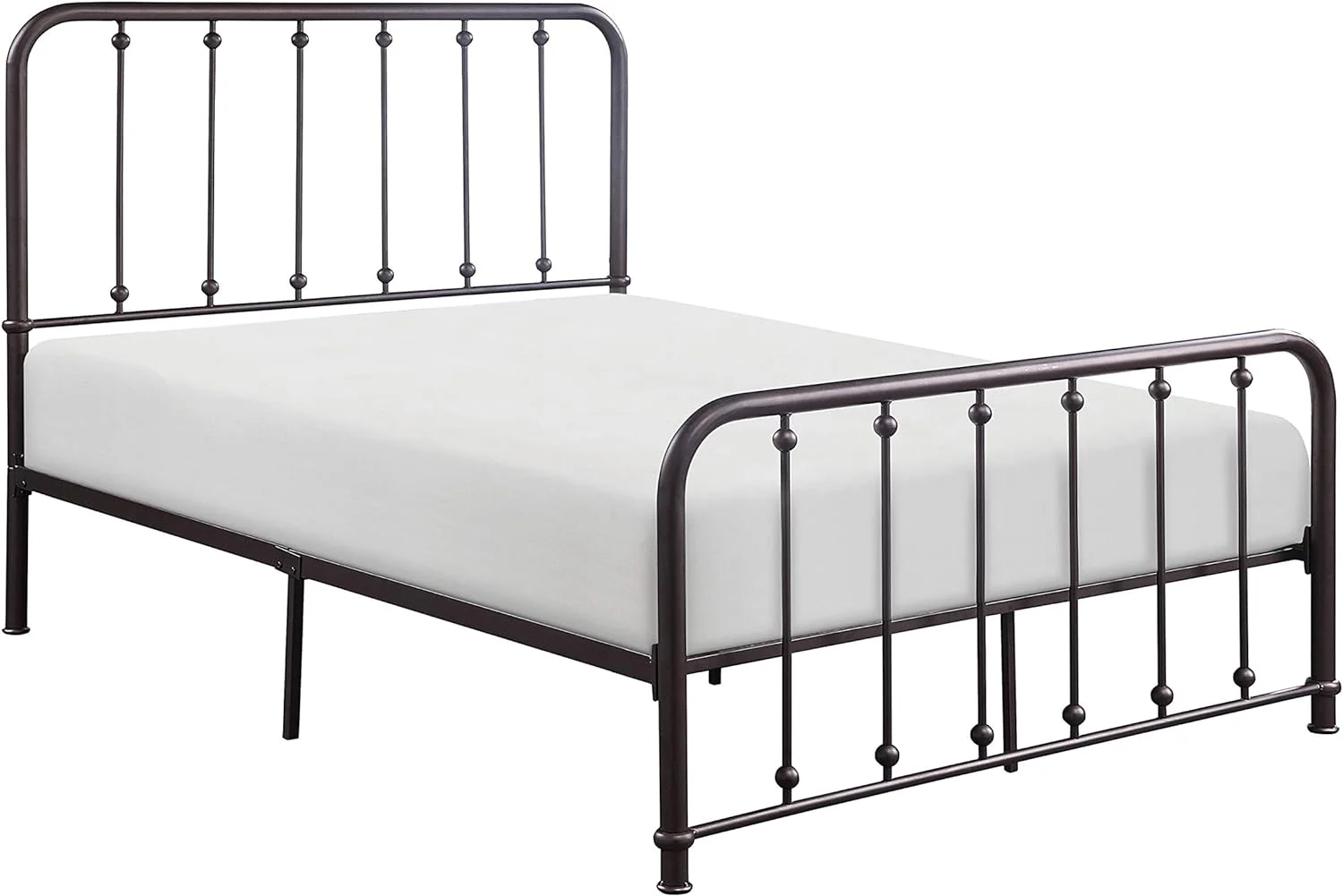 YGDU Foresthill Metal Platform Bed, Full, Antique Bronze