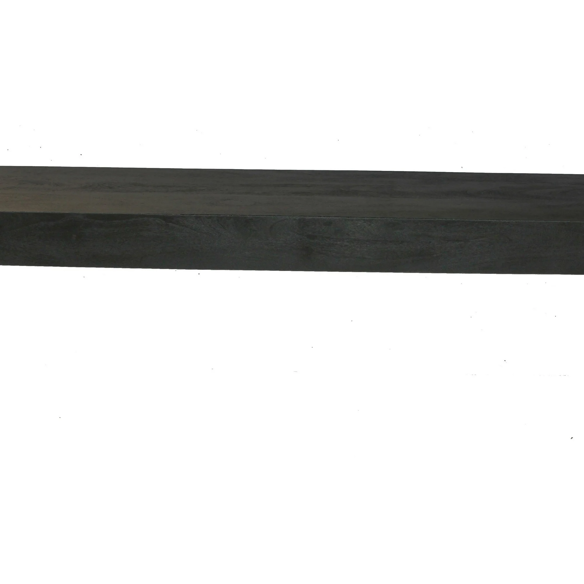 84 Inch Console Sideboard Table, Classic Acacia Wood Frame in Black Finish