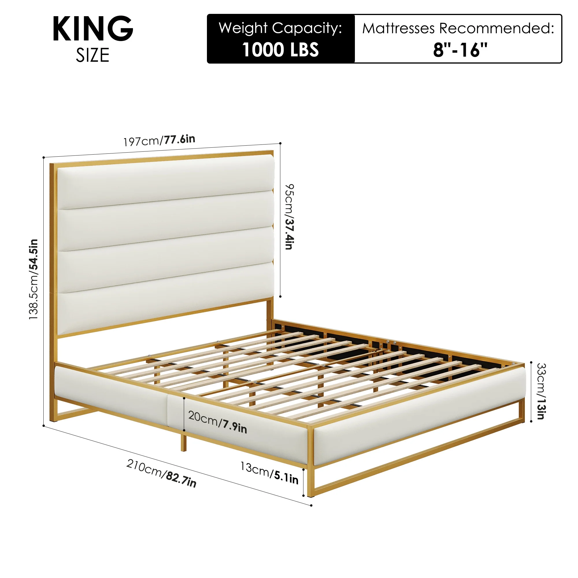 Homfa King Size 54.5