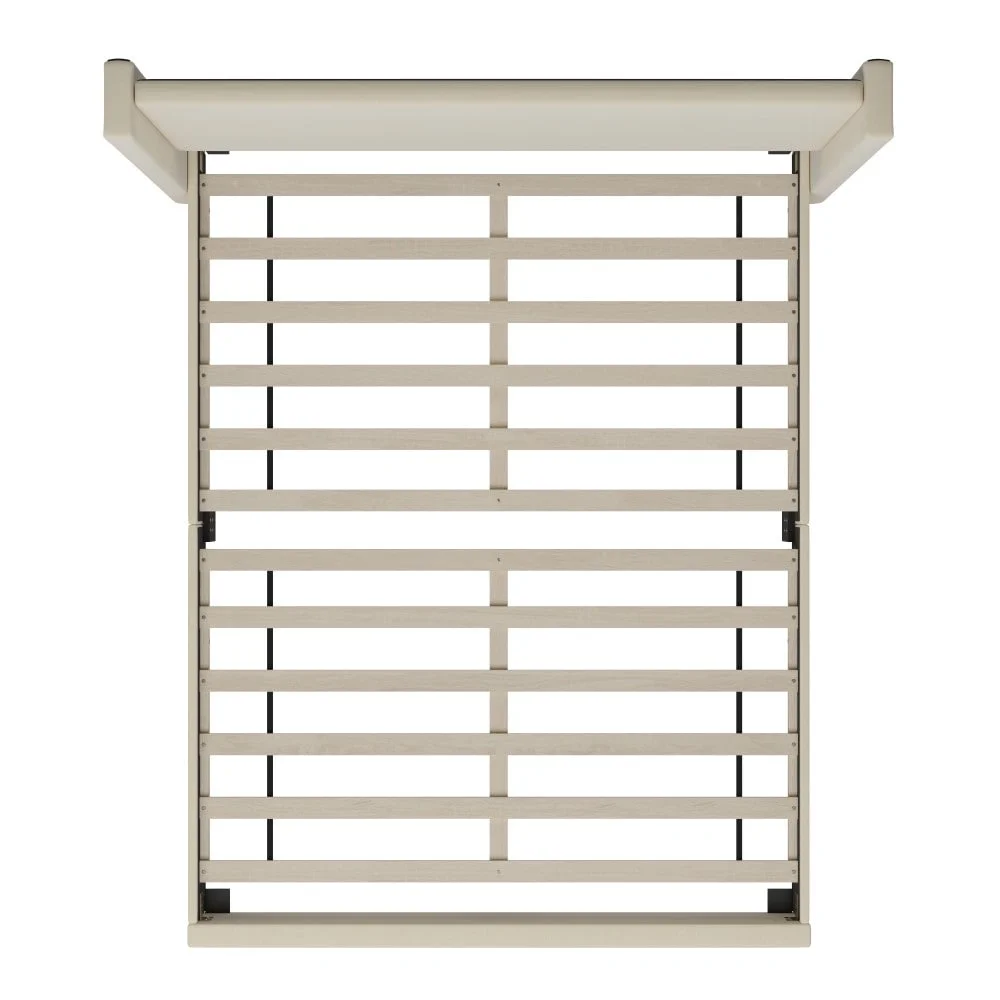 Flash Furniture Upholstered Platform Bed with Channel Stitched Headboard Beige Full