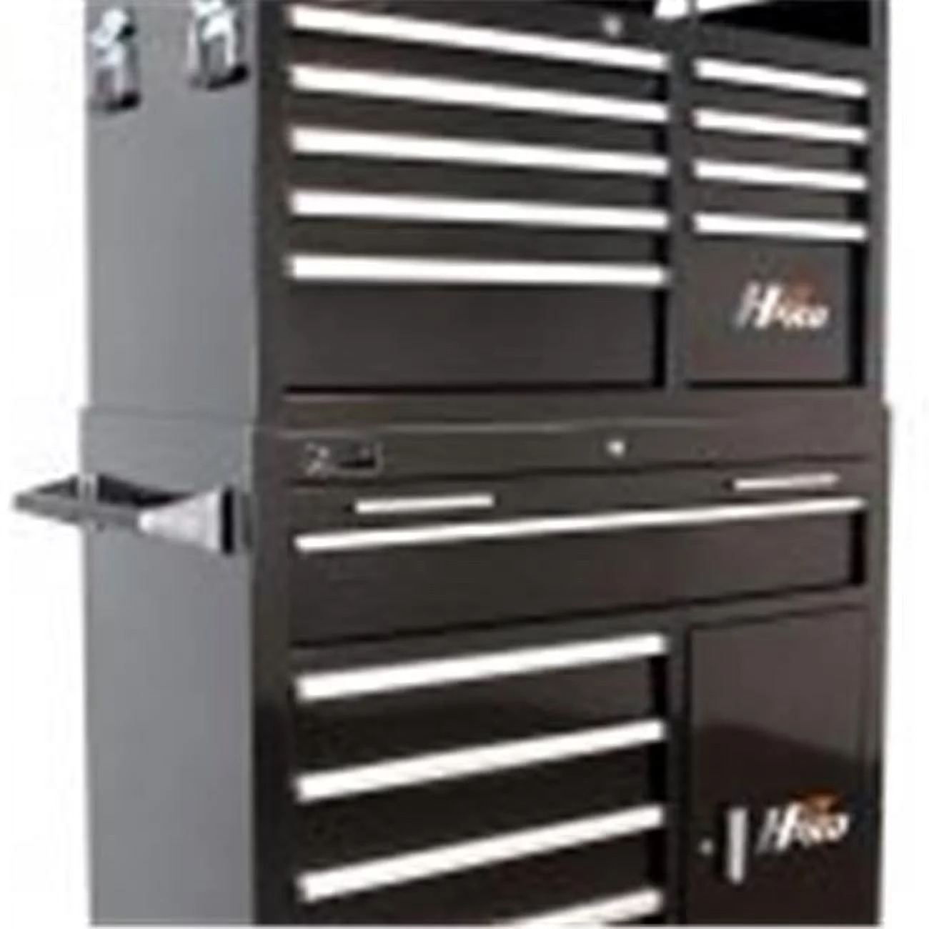 41 in. H2Pro 6 Drawer With 2 Drawer Comp Roller, Black