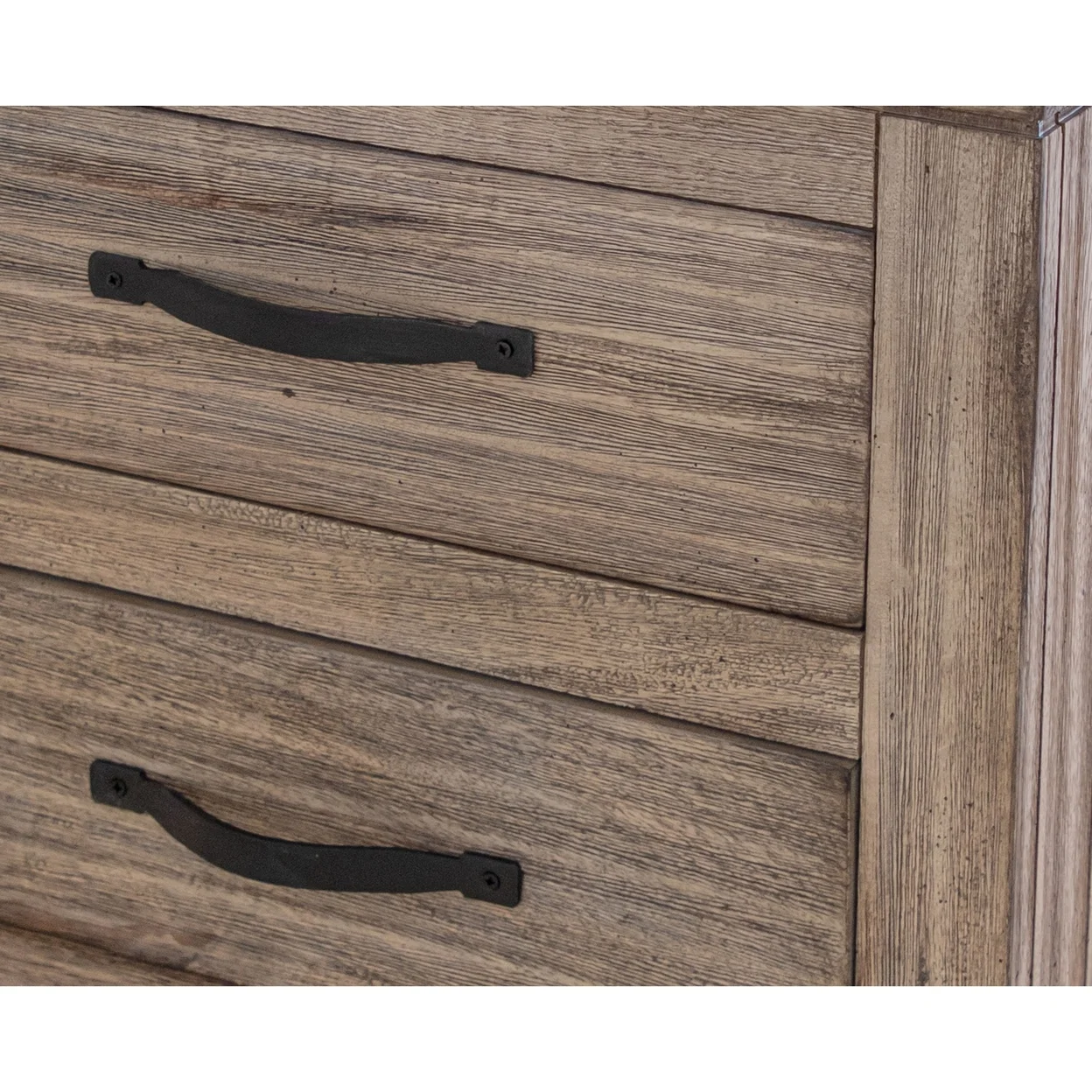 Piel 25 Inch Bedside Nightstand Mango and Pine Wood 2 Drawers Brown- Saltoro Sherpi