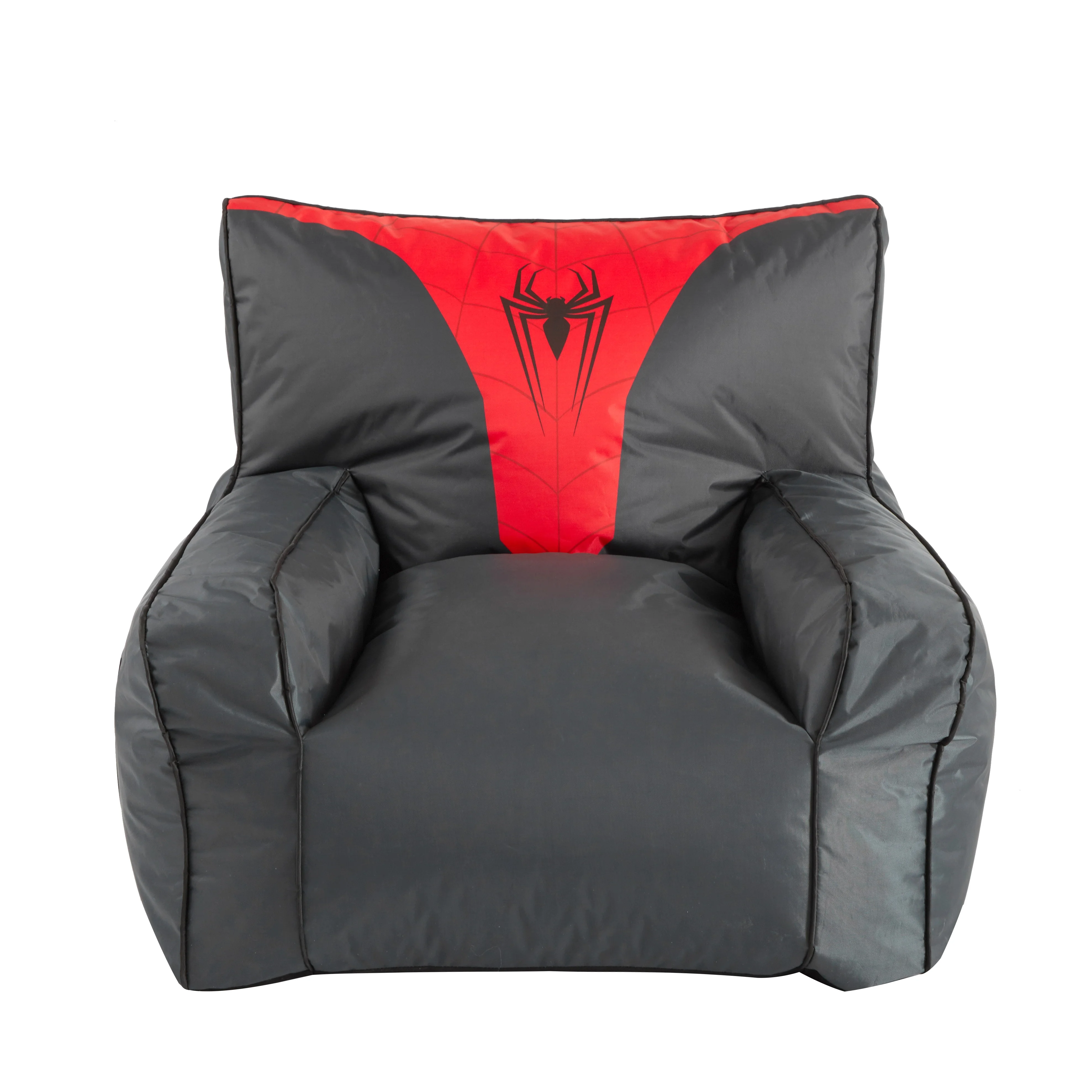 Marvel's Spiderman, Oversized Bean Chair, 3 ft, Black and Red