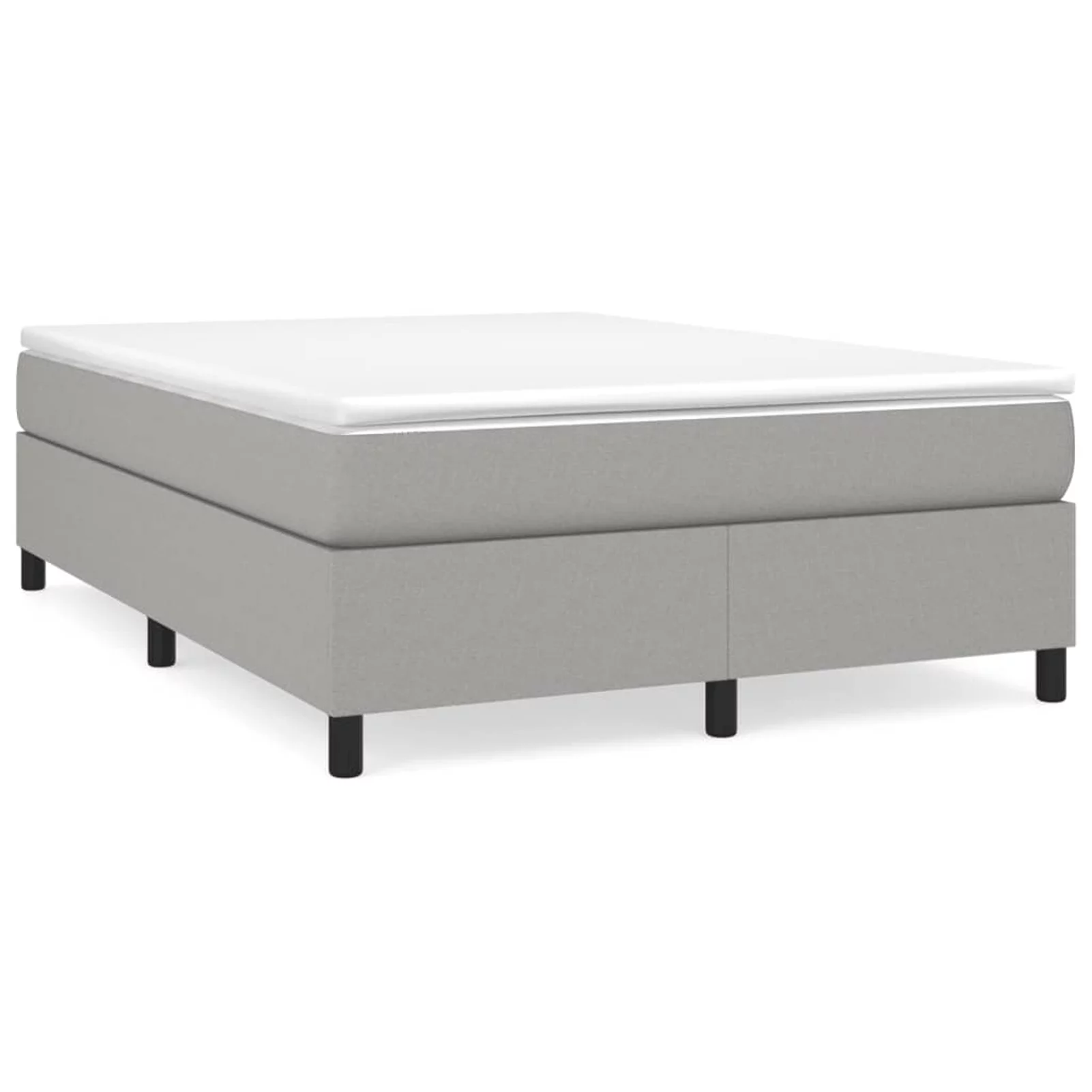 Walmeck Box Spring Bed with Gray 59.8