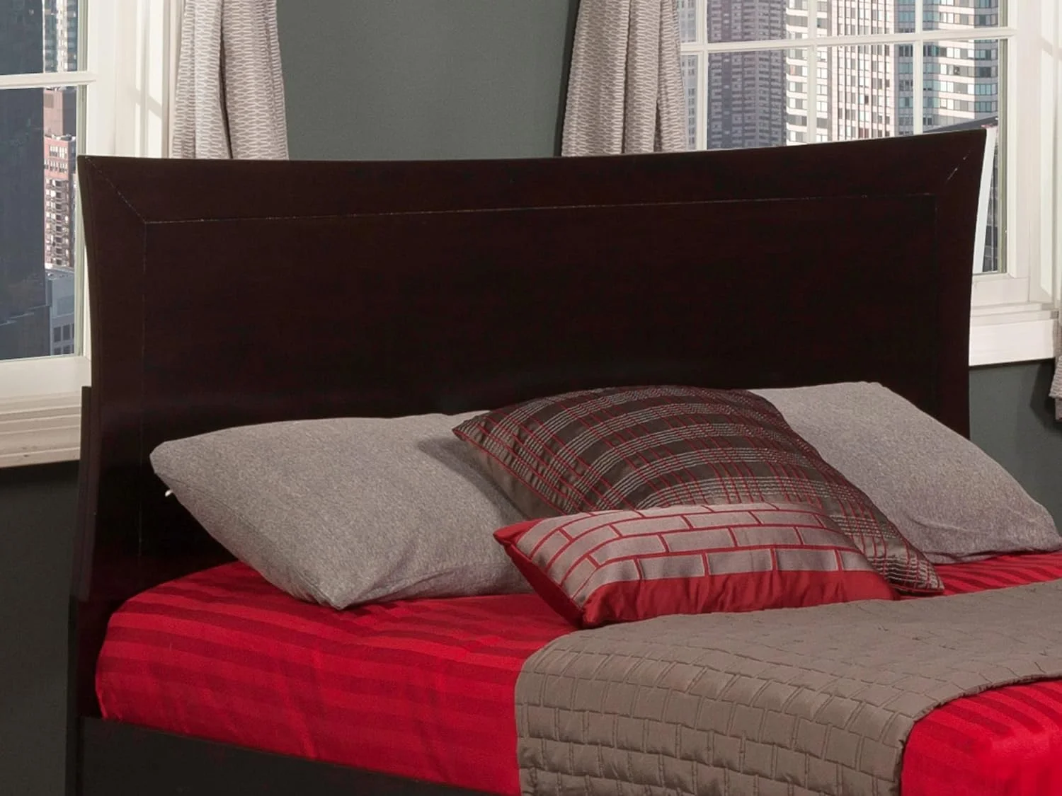 Atlantic Furniture AR290831 Metro Headboard, Full, Espresso