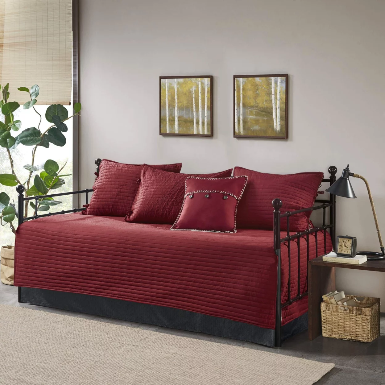 Madison Park Ridge 6 Piece Reversible Daybed Cover Set Daybed