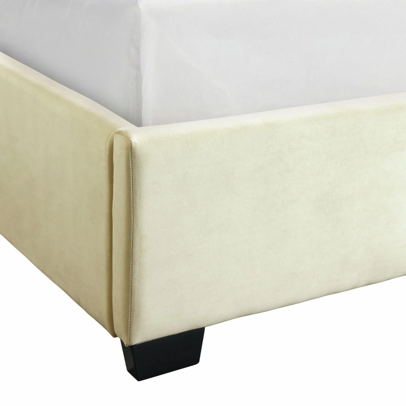 Picket House Furnishings Sutter Queen Platform Upholstered Bed in Cream