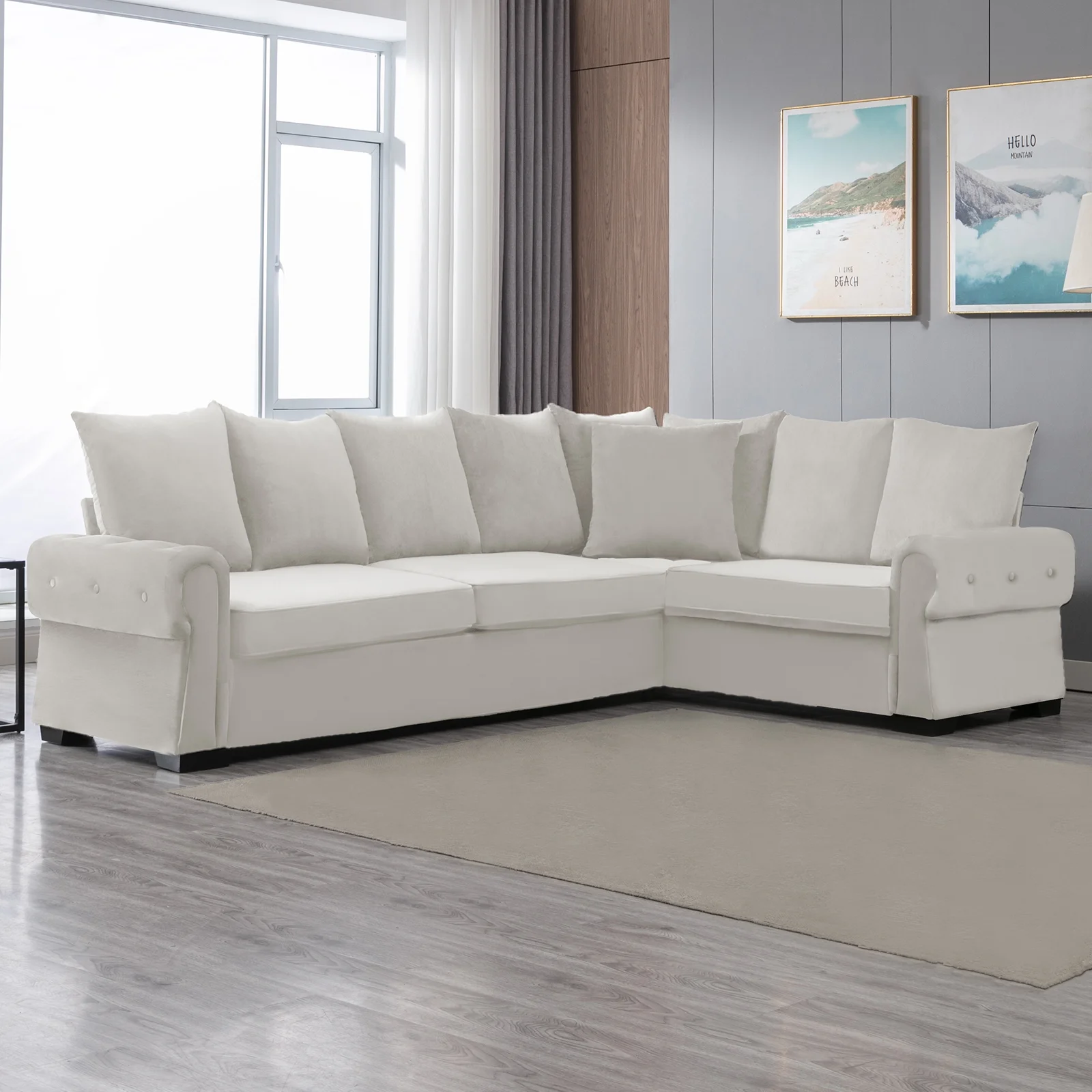 PUREMIND 2 in 1 Pull Out Sofa Bed, 106