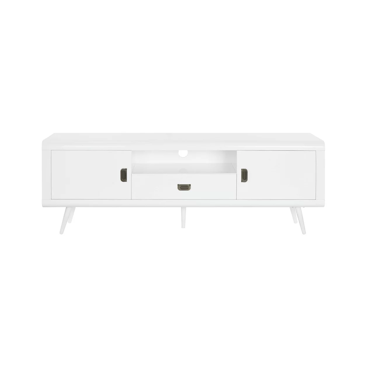 ACME Pagan TV Stand in White High Gloss Finish