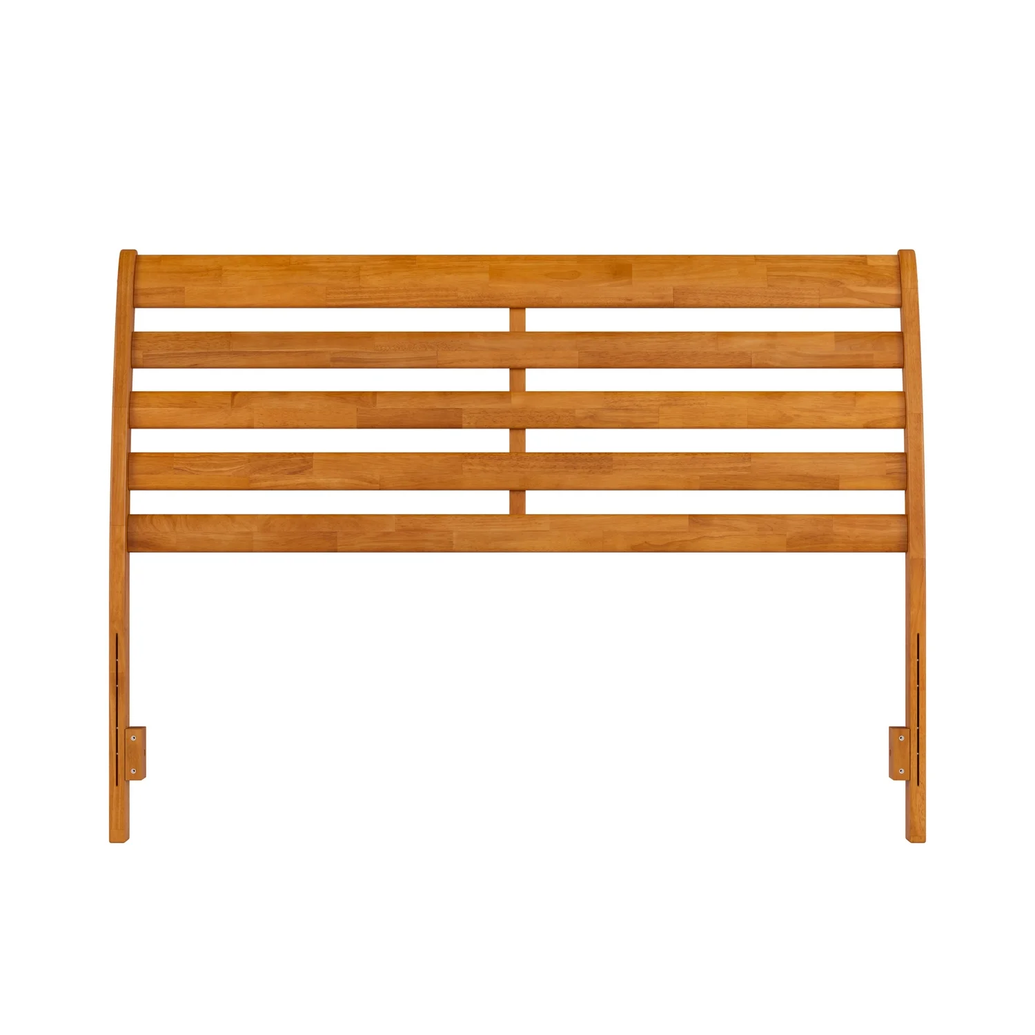 Savannah Queen Wood Headboard with Attachable Charger in Light Toffee