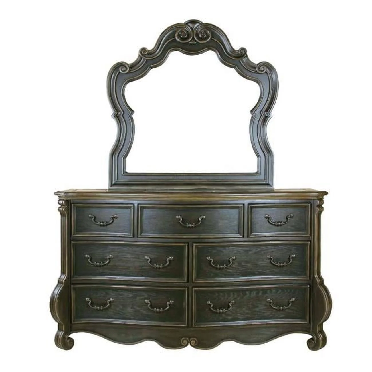 20 x 66 x 38 in. Bordeaux Dresser, Espresso Oak