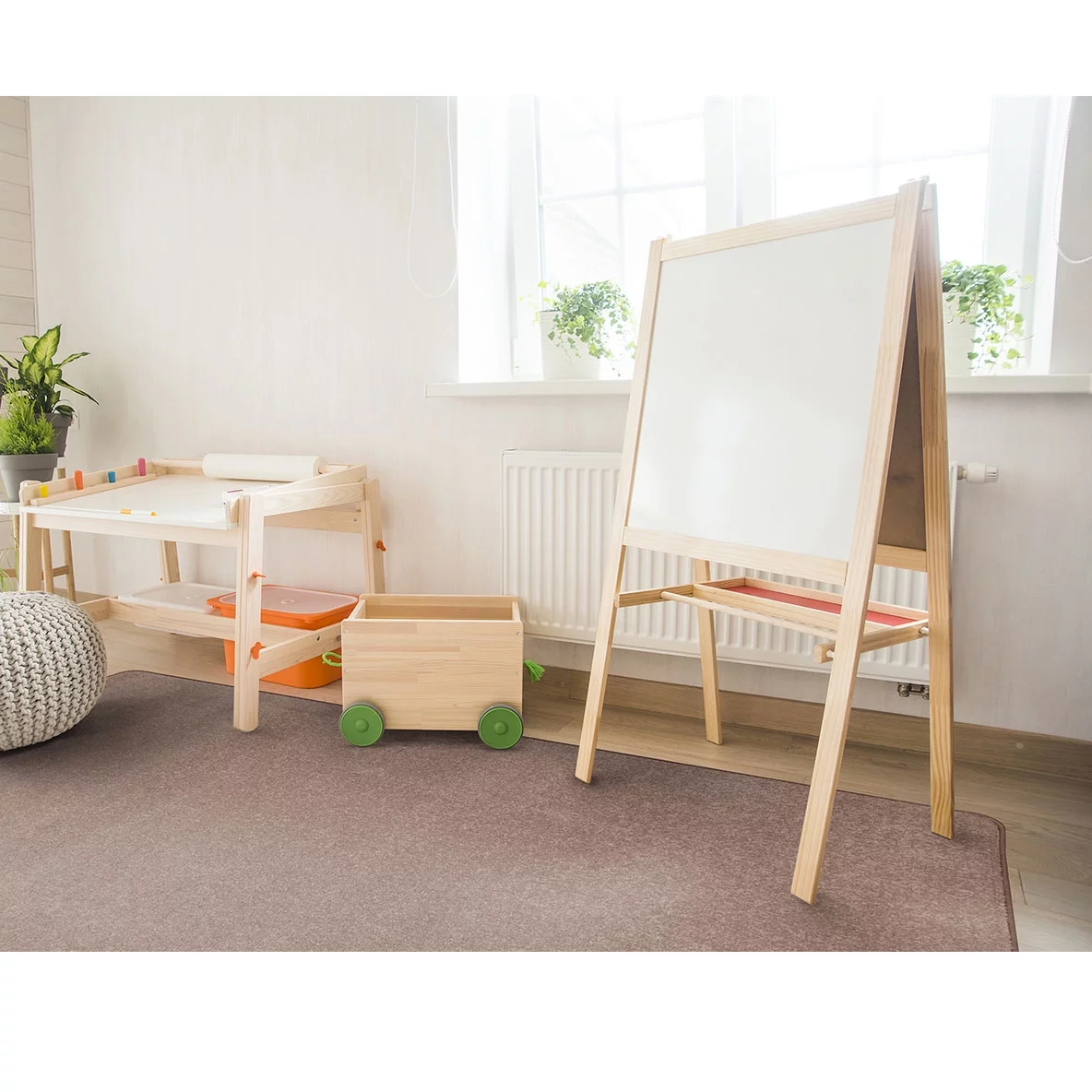 Endurance 6' x 9' Area Rug in color Taupe