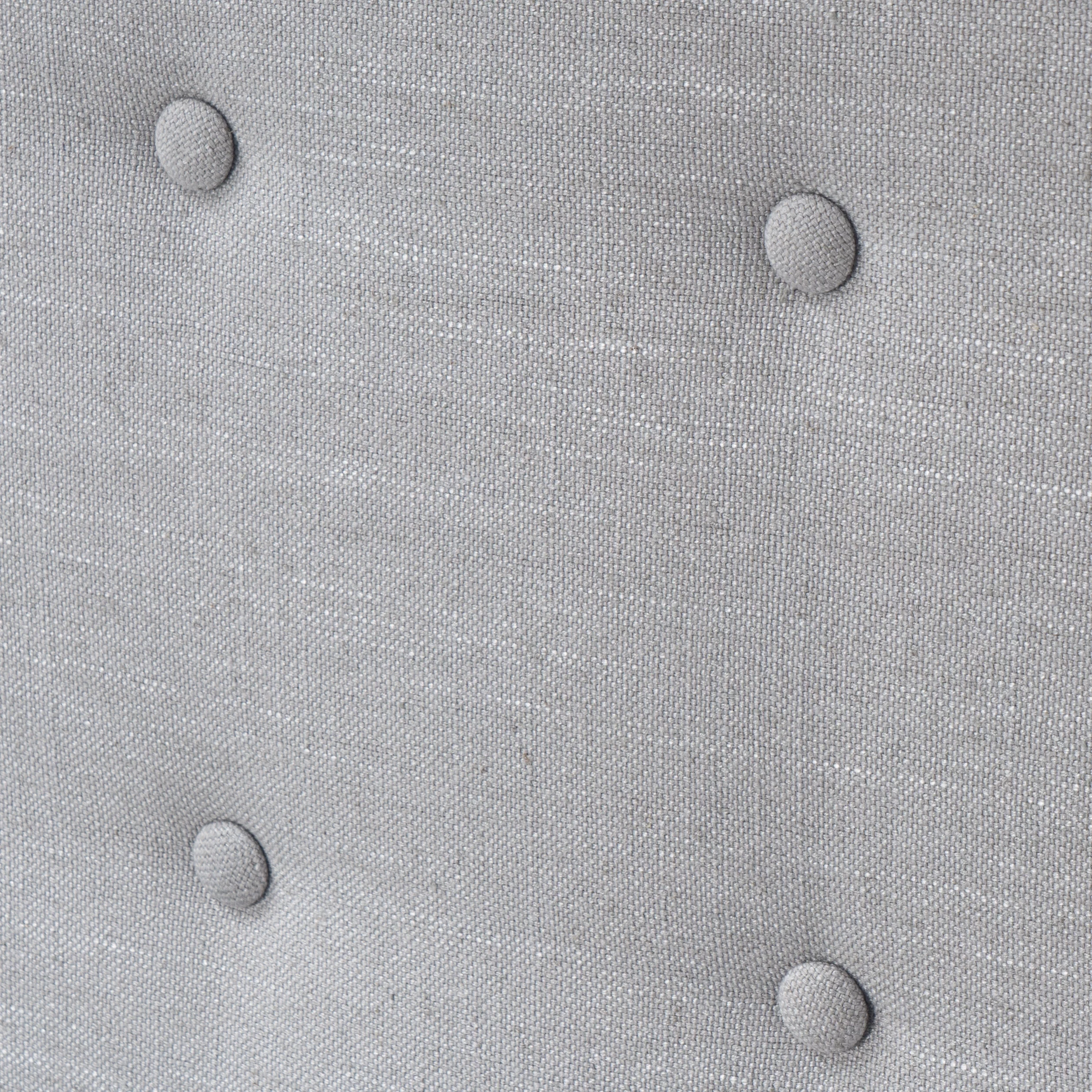 Josephine Fabric Full/ Queen Headboard, Light Grey