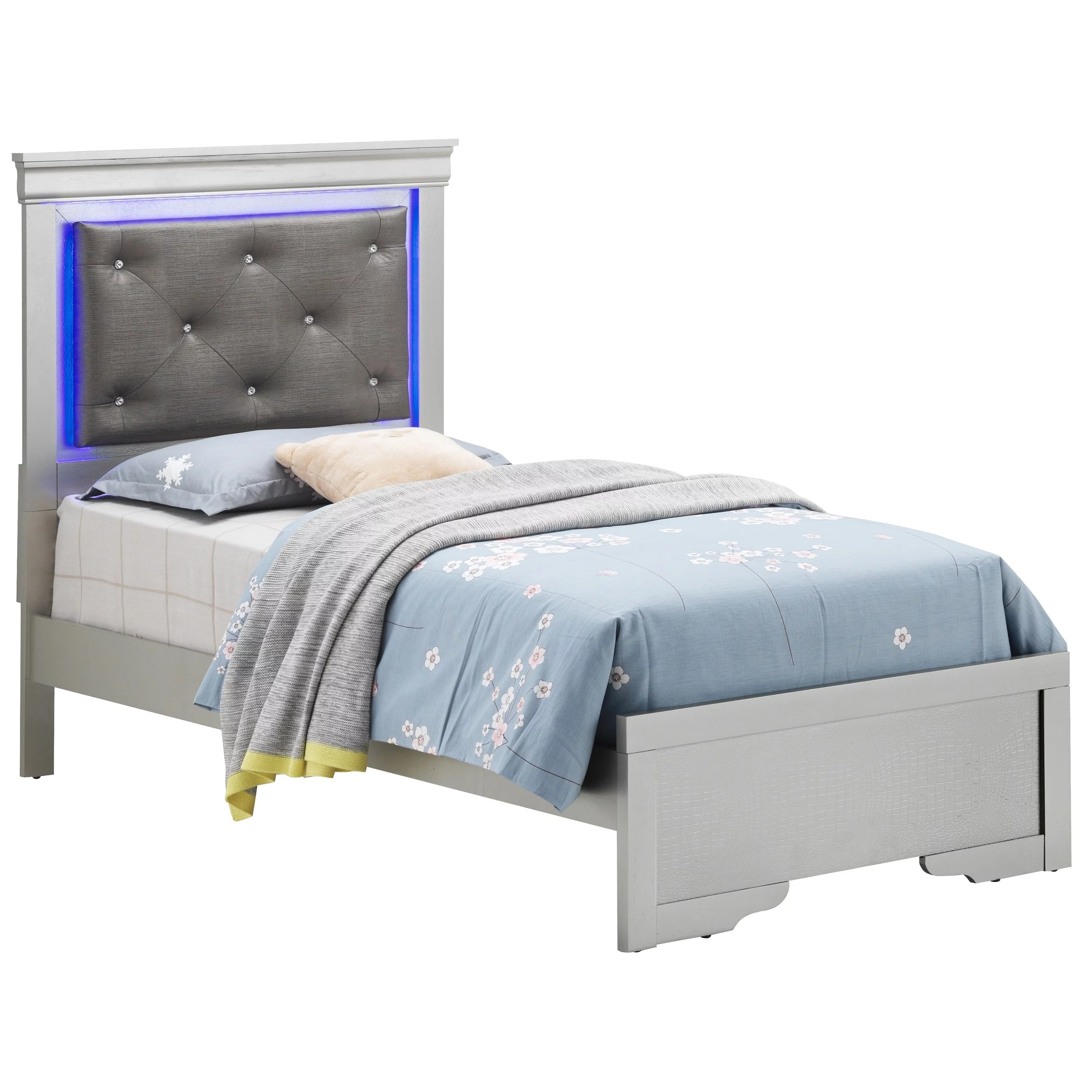 Glory Furniture Glades G4250A-QB Queen Bed, Charcoal