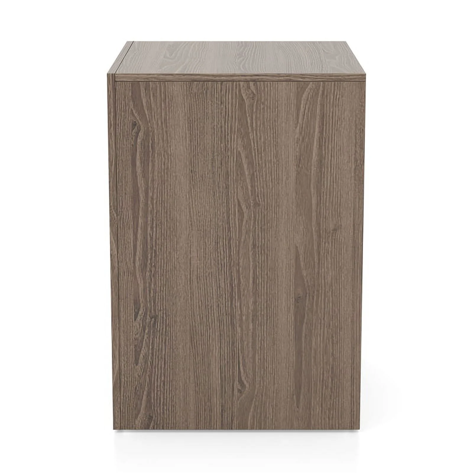 Furniture of America Livorn 3-Piece Gray Wood Bedroom Set - Twin + 2 Nightstands