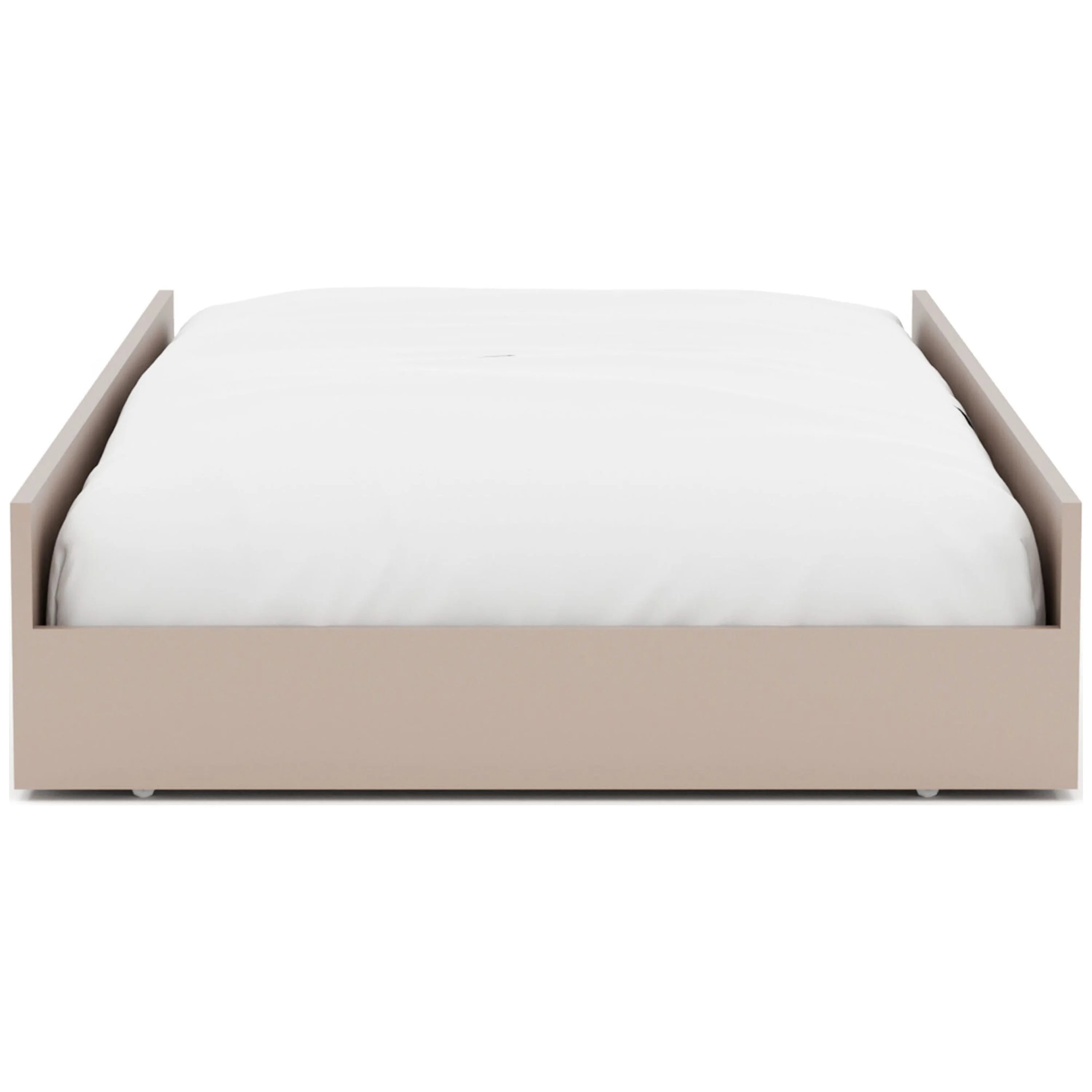 Furniture of America Ving Modern Solid Wood Underbed Trundle with Wheel by Rose Gold N/A