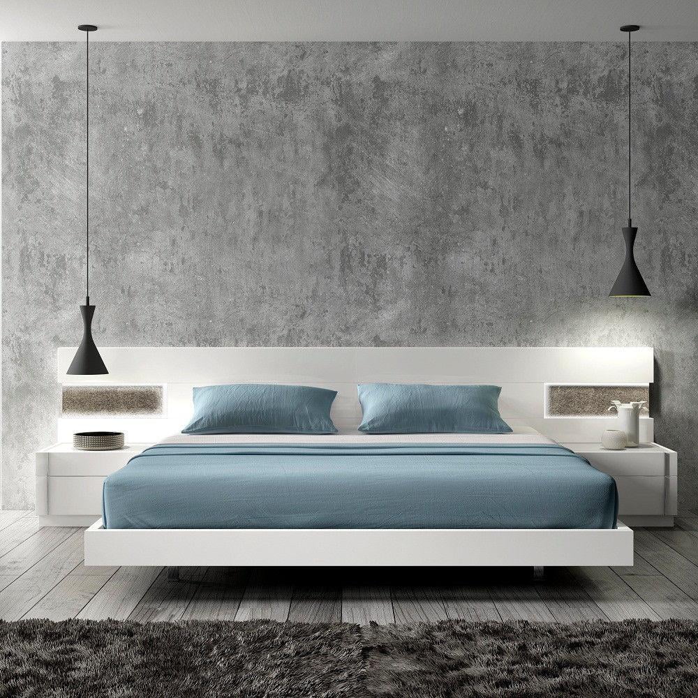 Brackenridge Platform QUEEN Bed Set 3 by Wade Logan