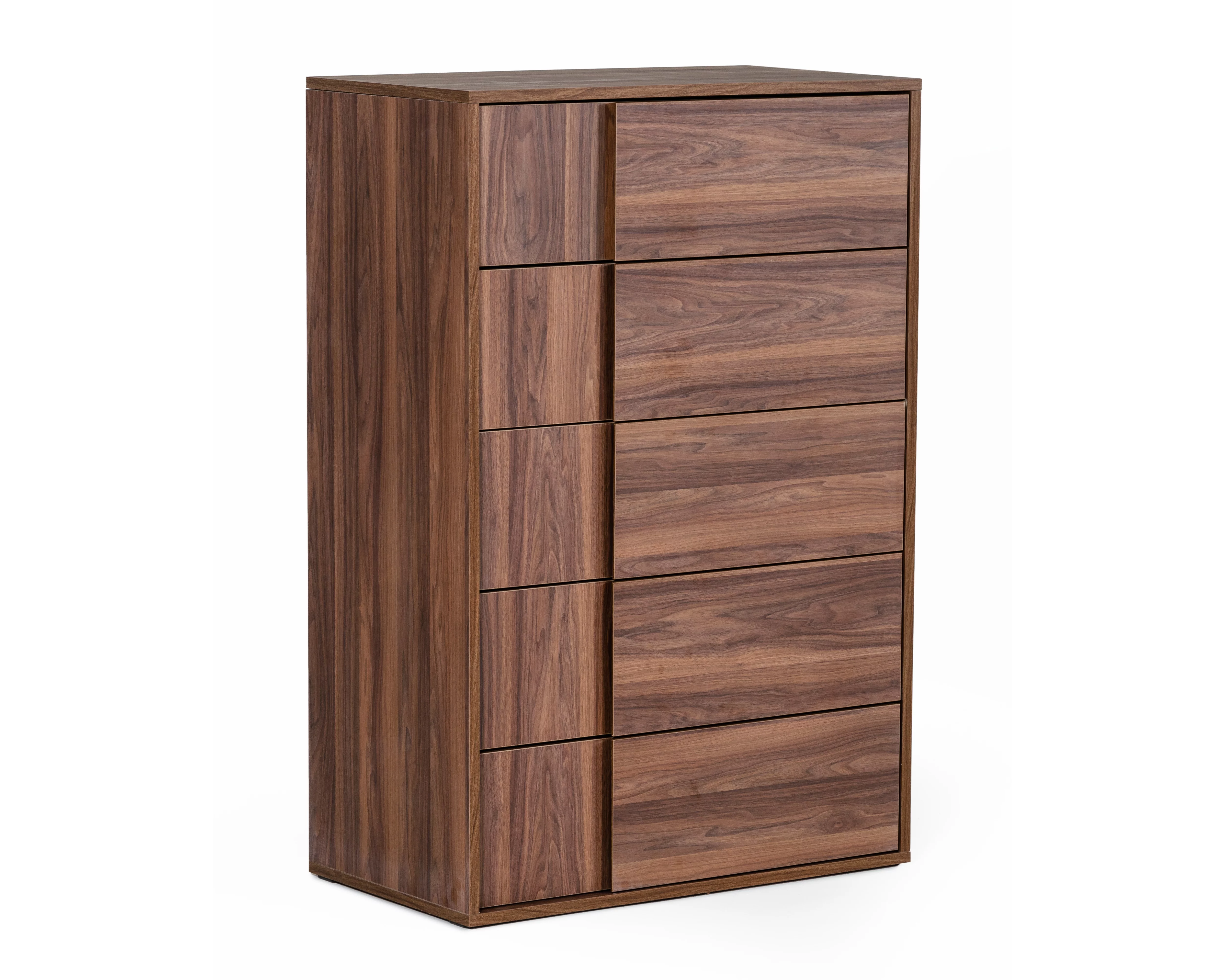 LANTRO JS Nova Domus Asus Italian Modern Walnut Chest