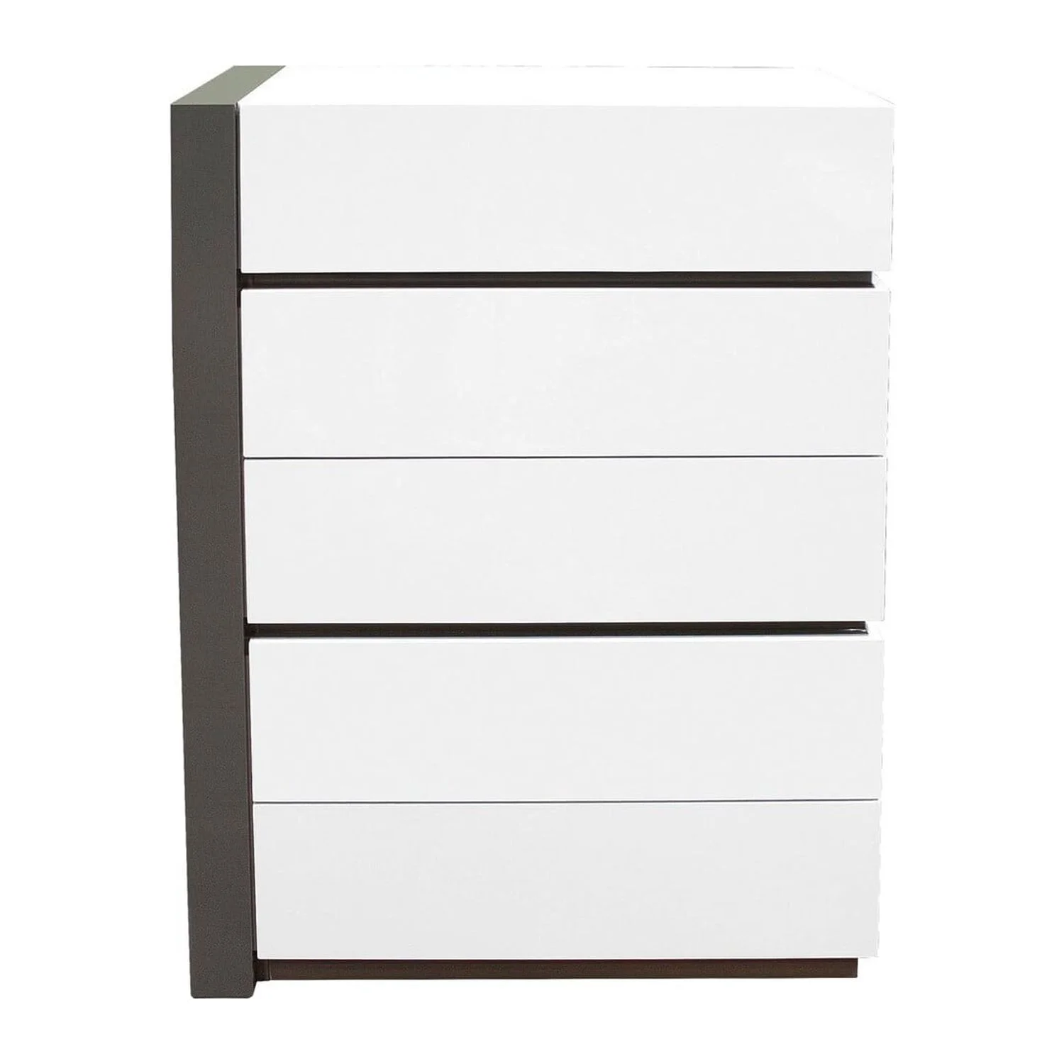 Best Master Seville 5-Drawer Engineered Wood Bedroom Chest in White