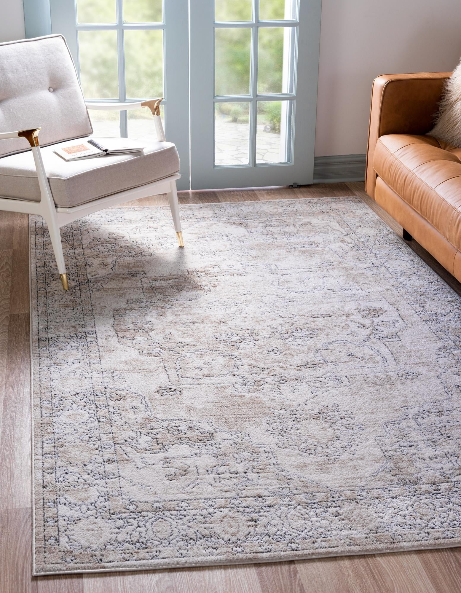 Unique Loom Canby Portland Rug Ivory/Beige 10' x 13' 1