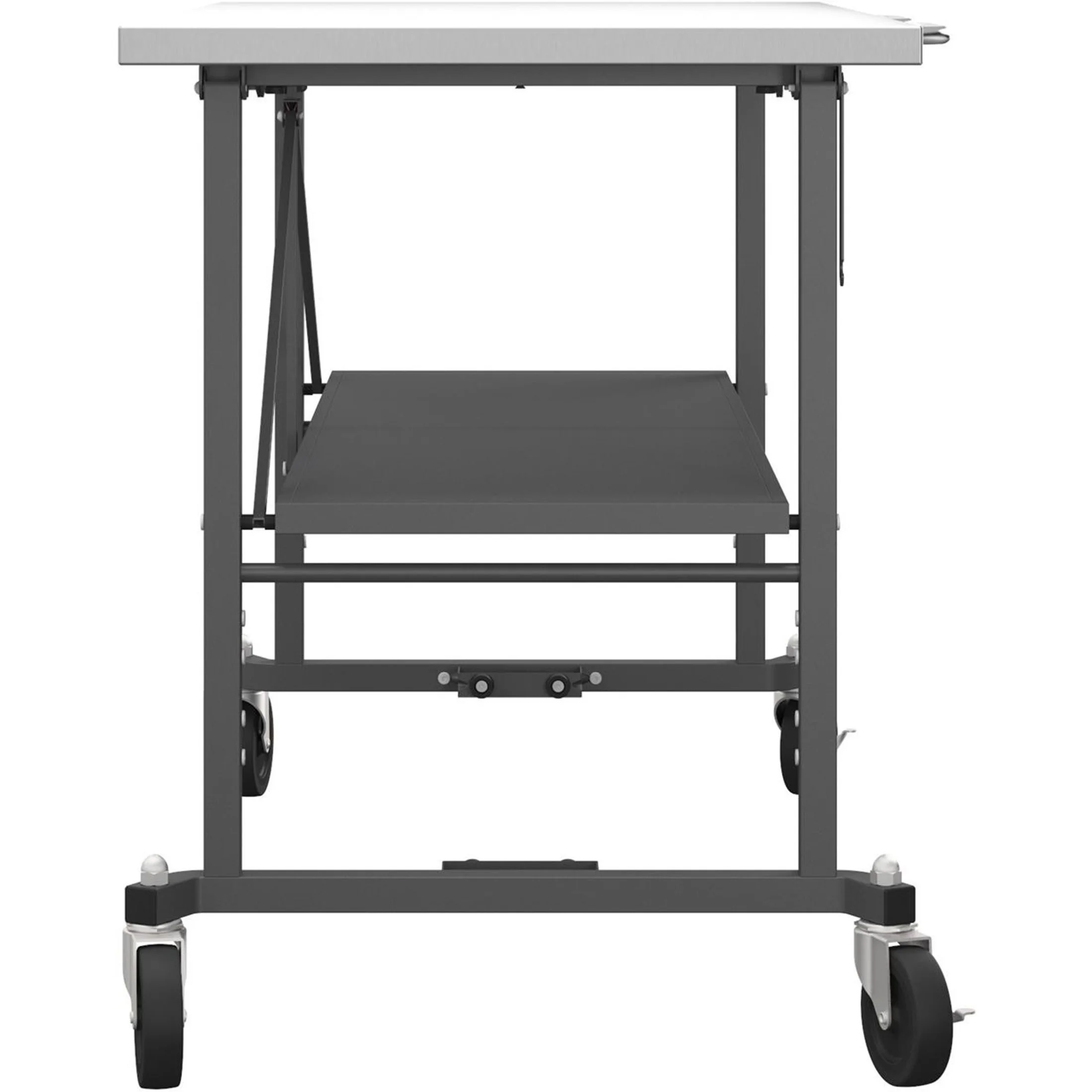 Novogratz BBQ Food Prep Station, Charcoal Gray
