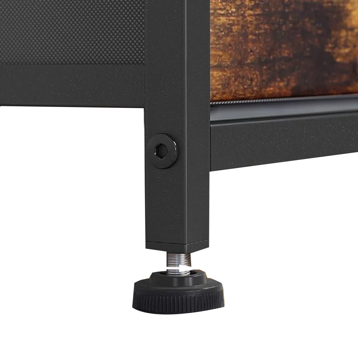 Grace 39 Inch Wood Dresser Chest, 7 Removable Drawers, Fabric Sides, Brown- Saltoro Sherpi