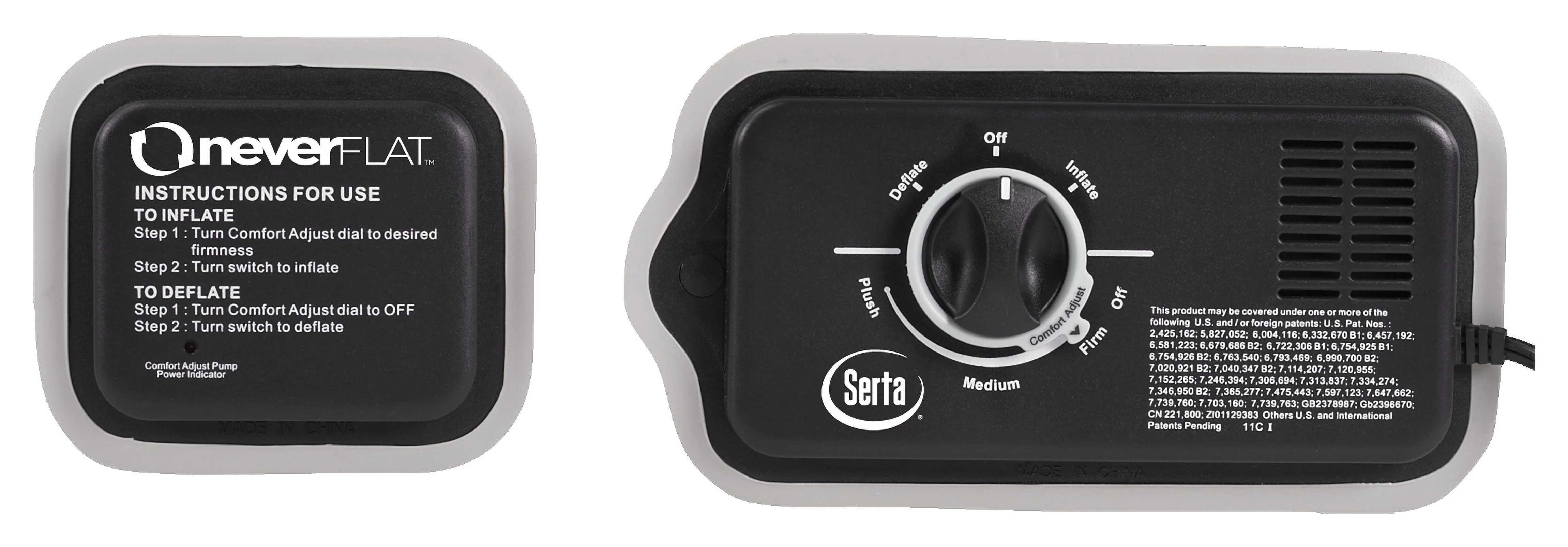 Refurbished Serta ST840017 Raised Air Mattress with Never Flat Pump