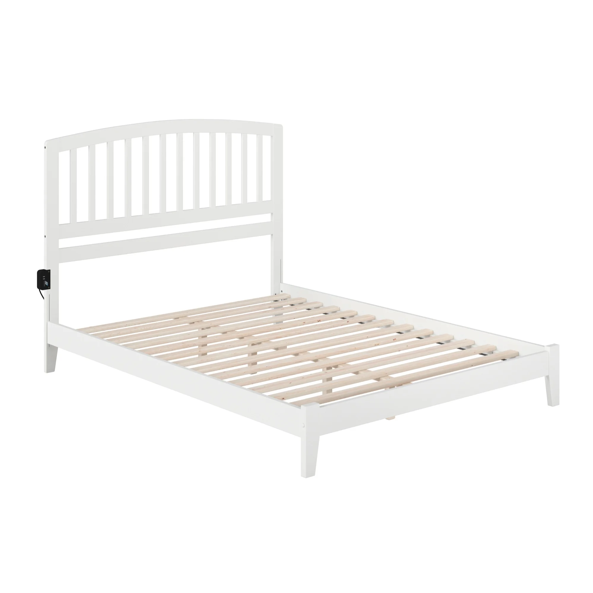 Richmond Low Profile Queen Platform Bed in White