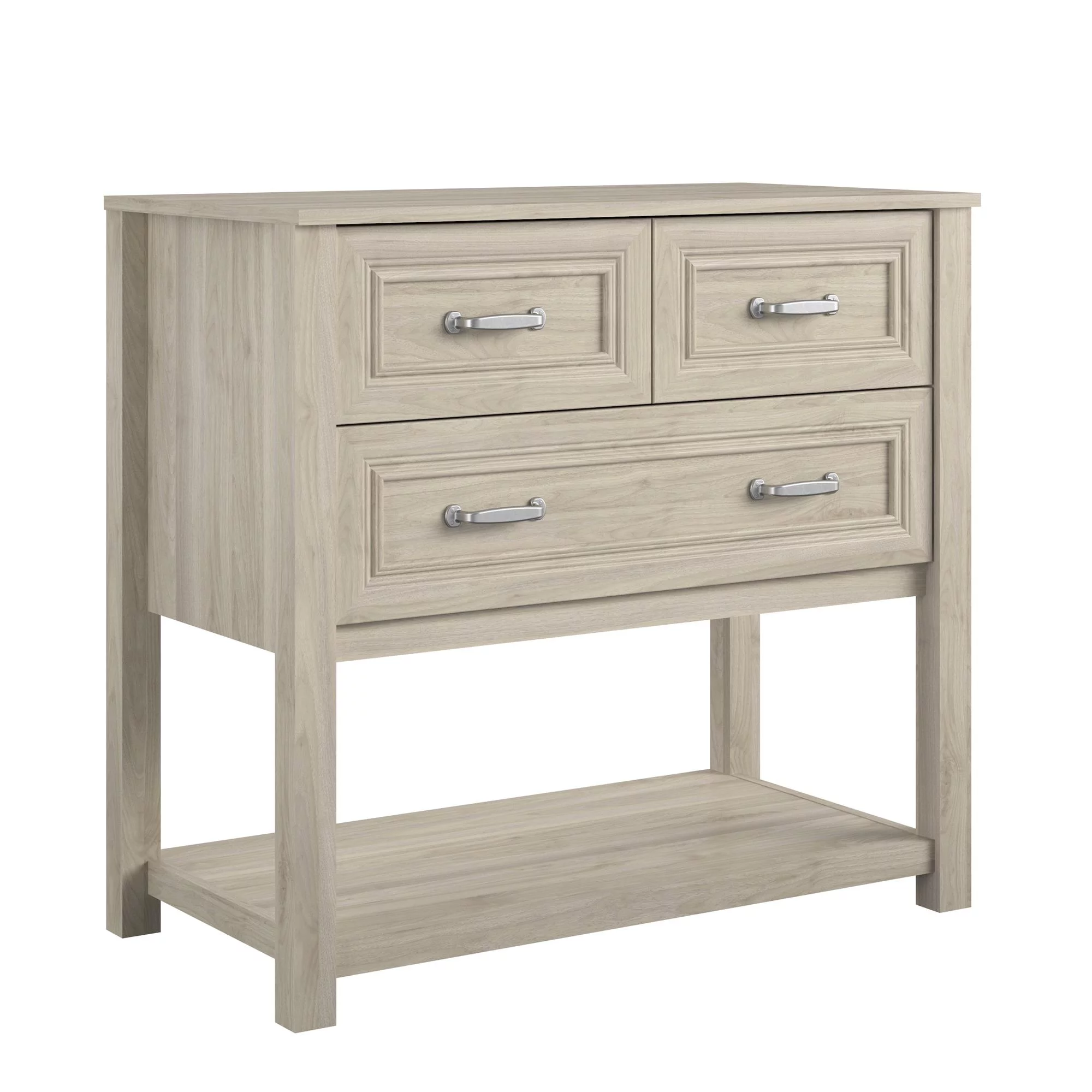 Little Seeds Sierra Ridge Levi Kids' 3 Drawer Dresser, Light Walnut