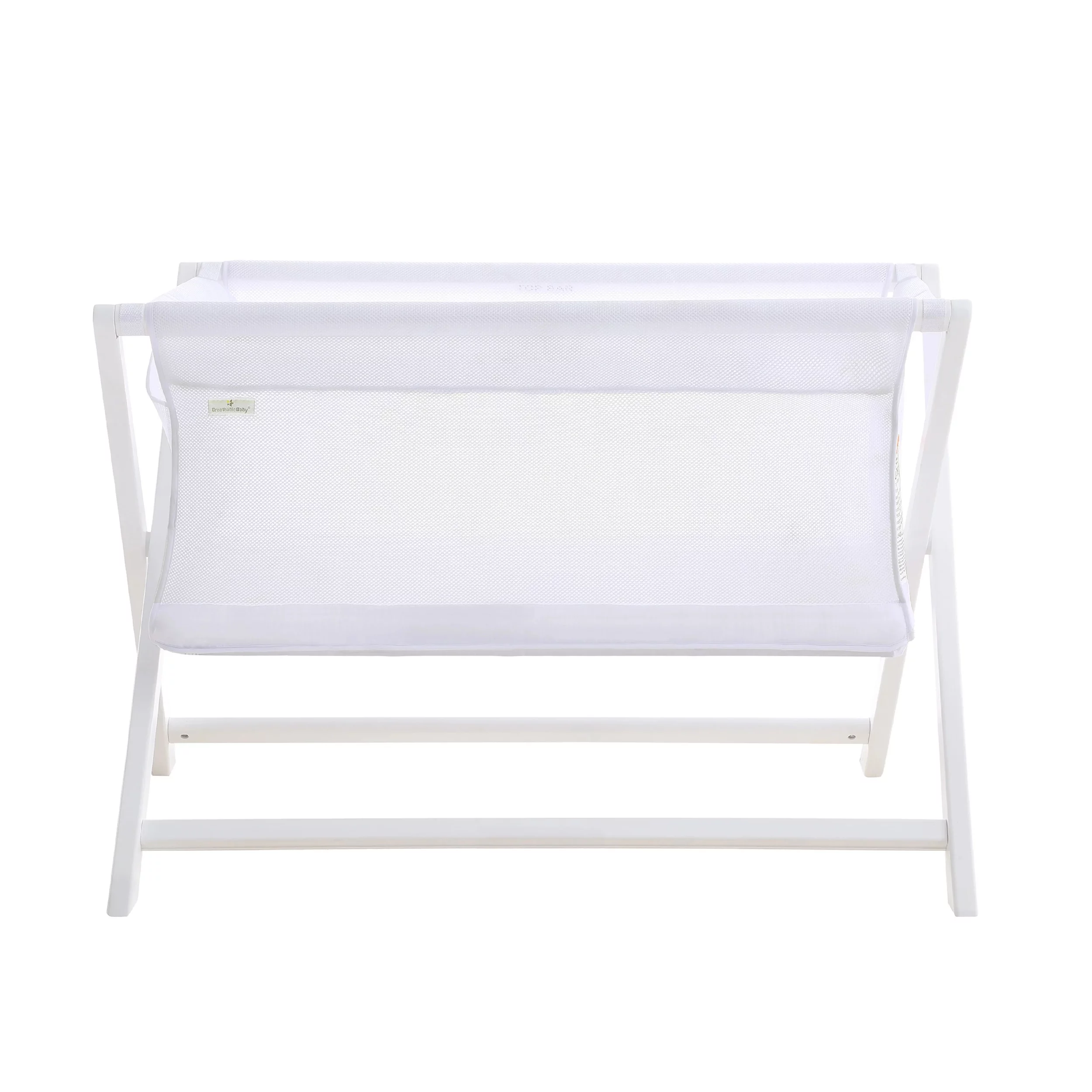 BreathableBaby Breathable Mesh Portable Sleeper – White