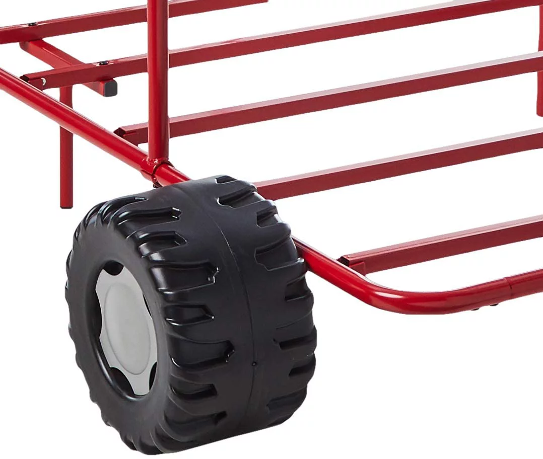 CoSoTower Twin Bed In Red Go Kart 37645T