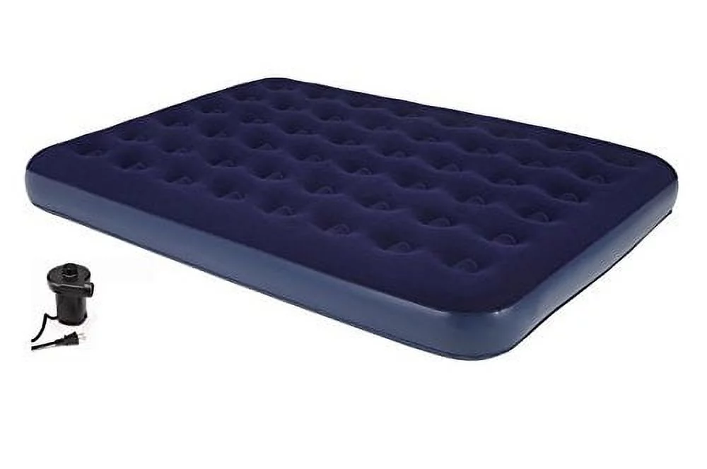 Park Avenue Collection Second Avenue Collection Queen Air Mattress with Electric Air Pump