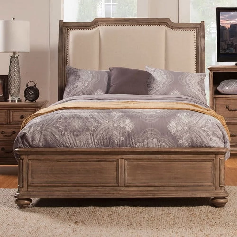 Alpine Furniture Melbourne Platform Bed, Multiple Sizes