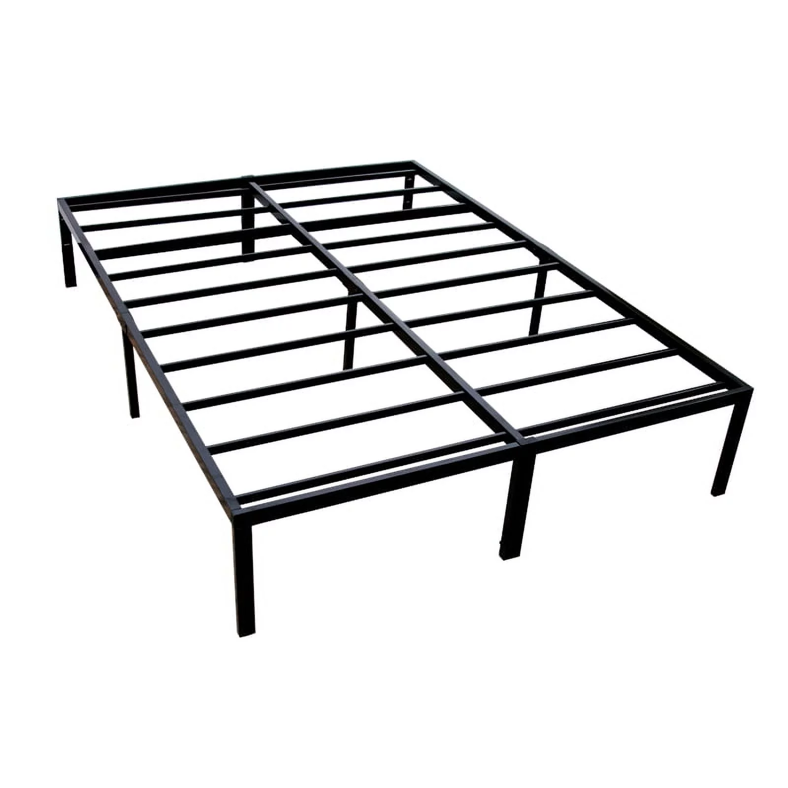 Heavy Duty California King Steel Black Platform Frame