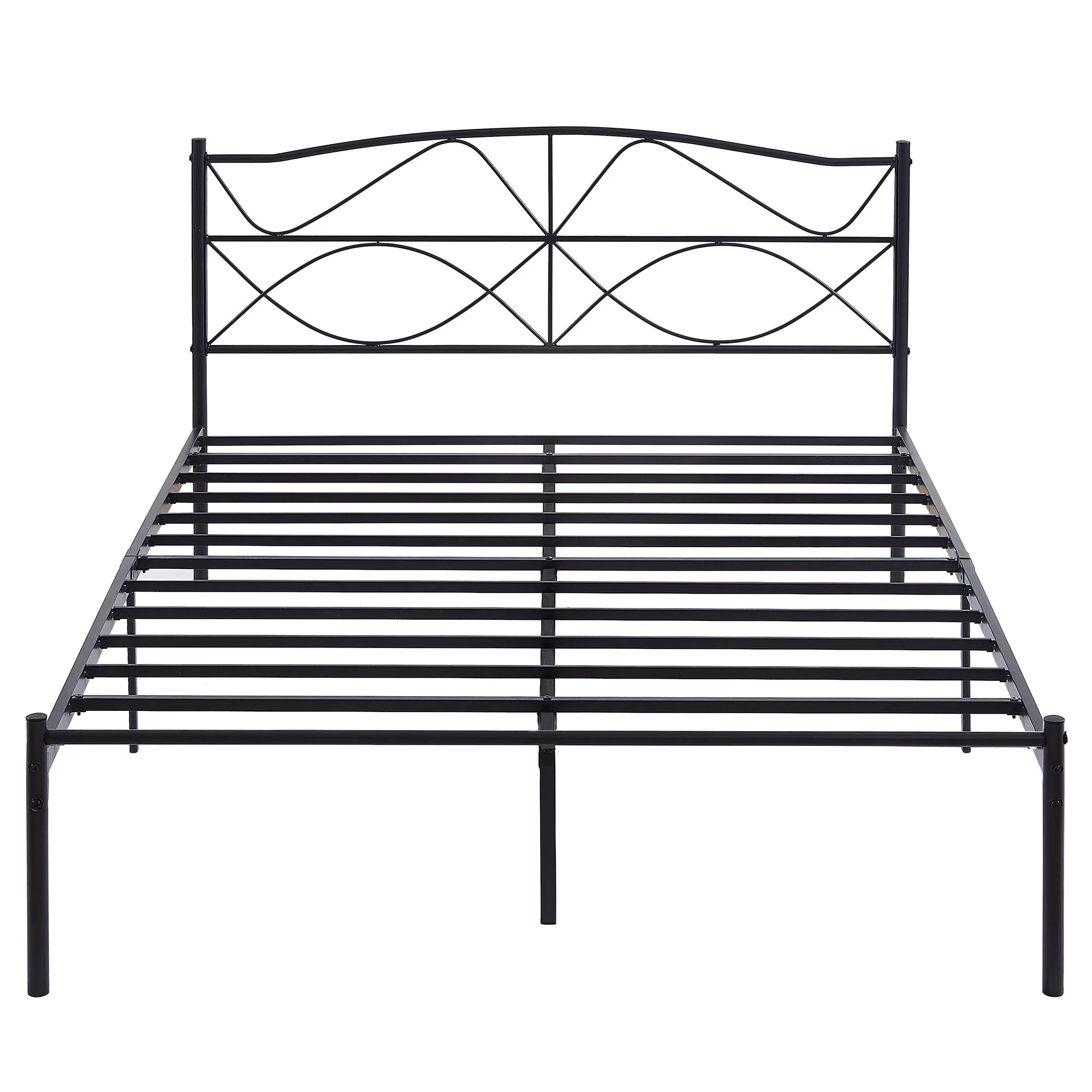 Taomika, Queen Size Bed Frame with Headboard,Easy Set up- Twin/Full/Queen Size Bed