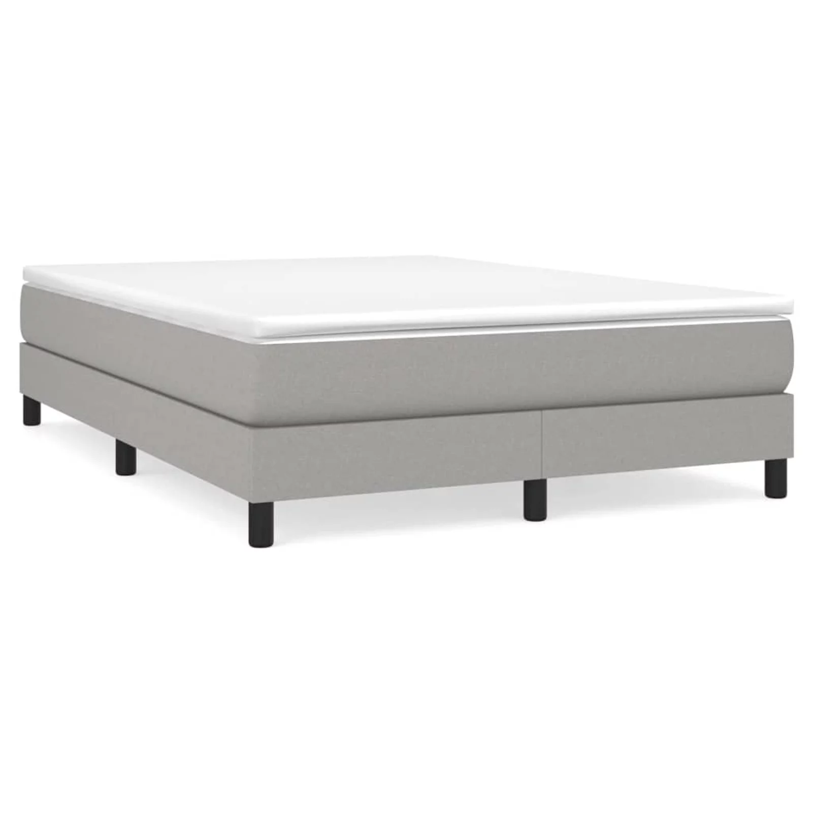 Andoer Box Spring Bed Frame Gray 59.8