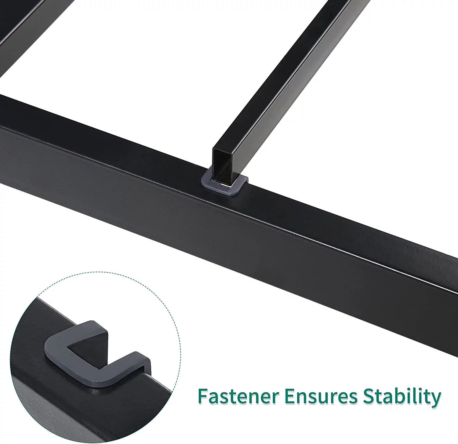 DWVO Upholstered Platform Bed Frame with Adjustable Headboard Metal Slat, No Box Spring Needed (Queen)