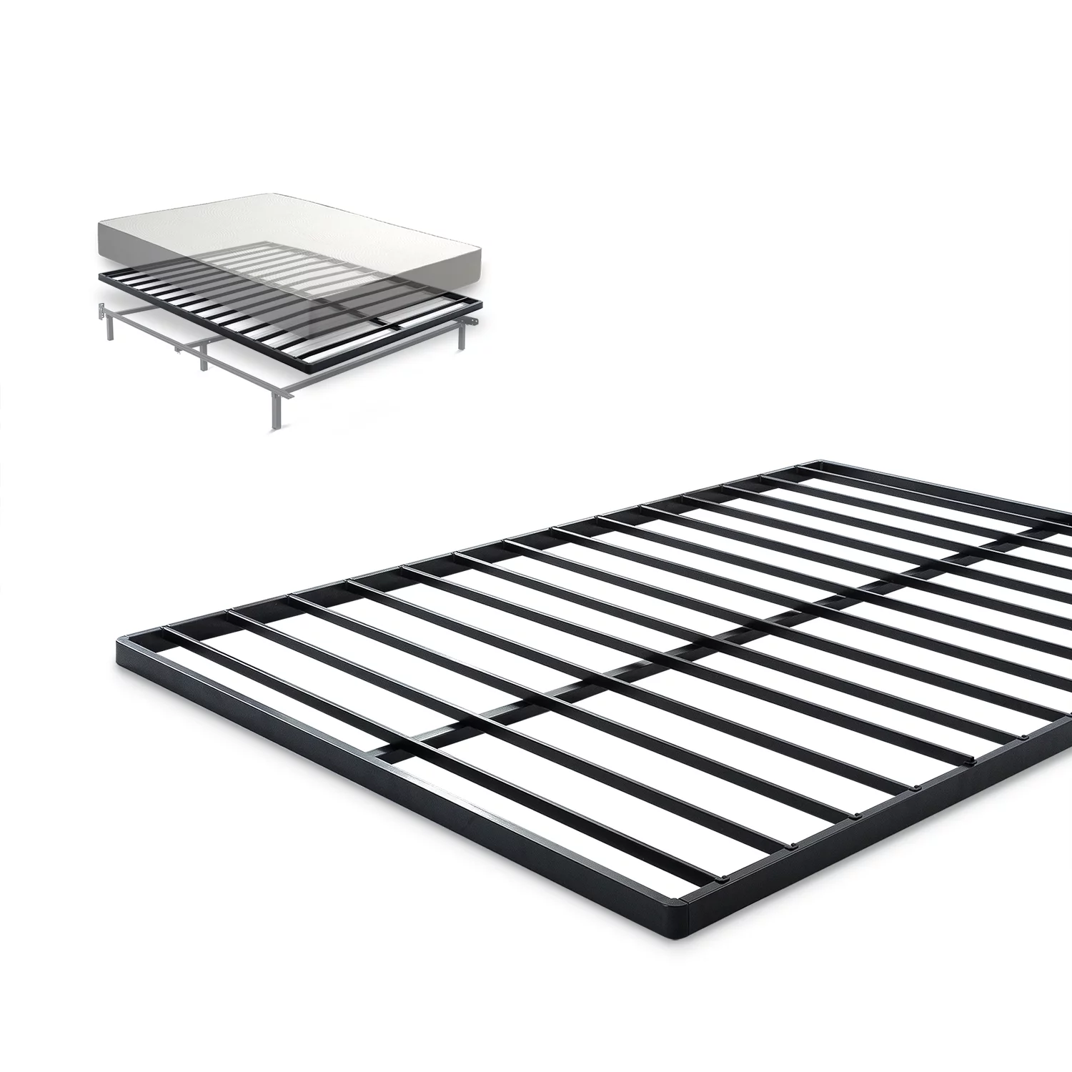 Zinus Quick Lock® Easy Assembly Metal Slat Bunkie Board, King