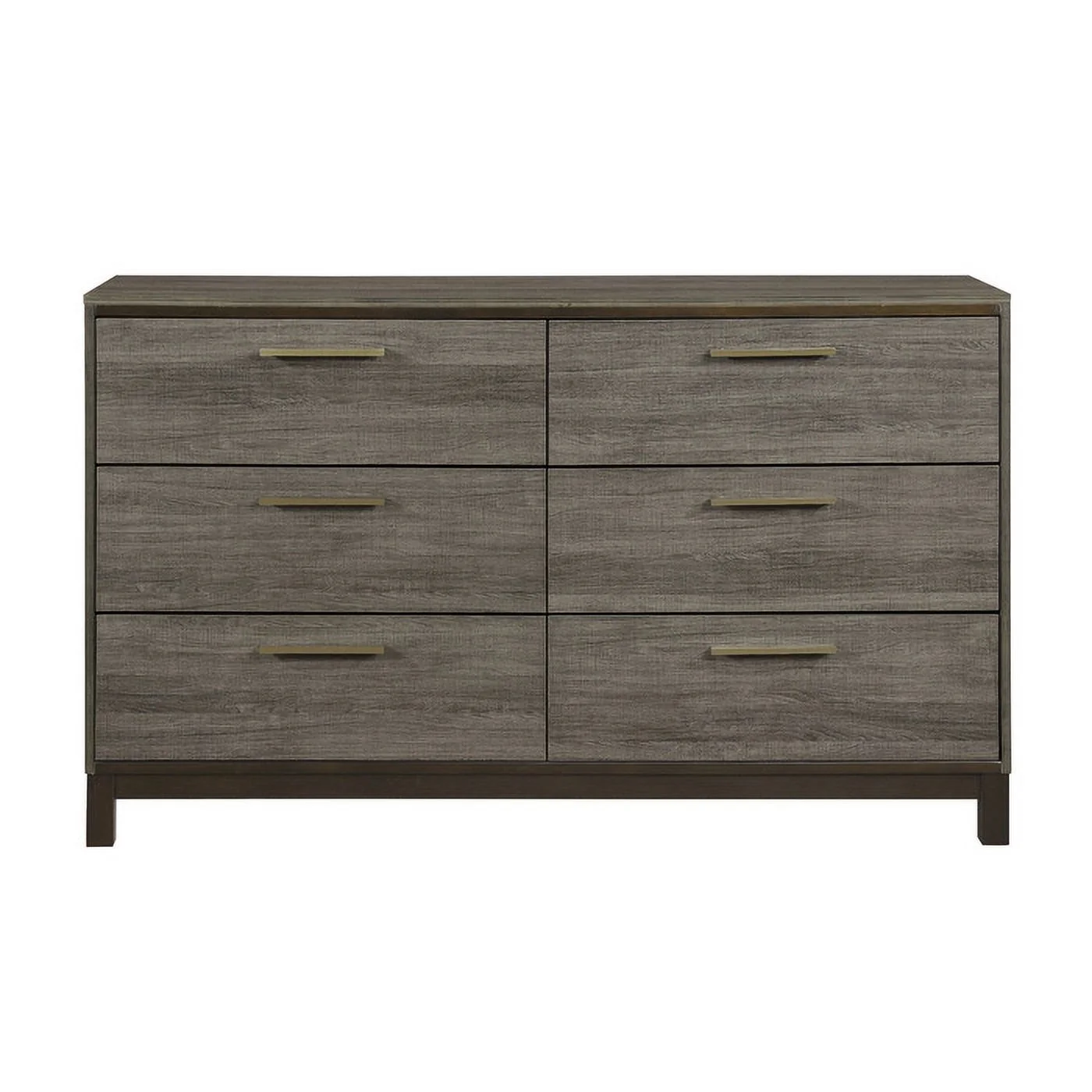 Home Elegance 1936-5 Vestavia Collection Dresser- Grey - 59 x 15.75 x 35.75 in.