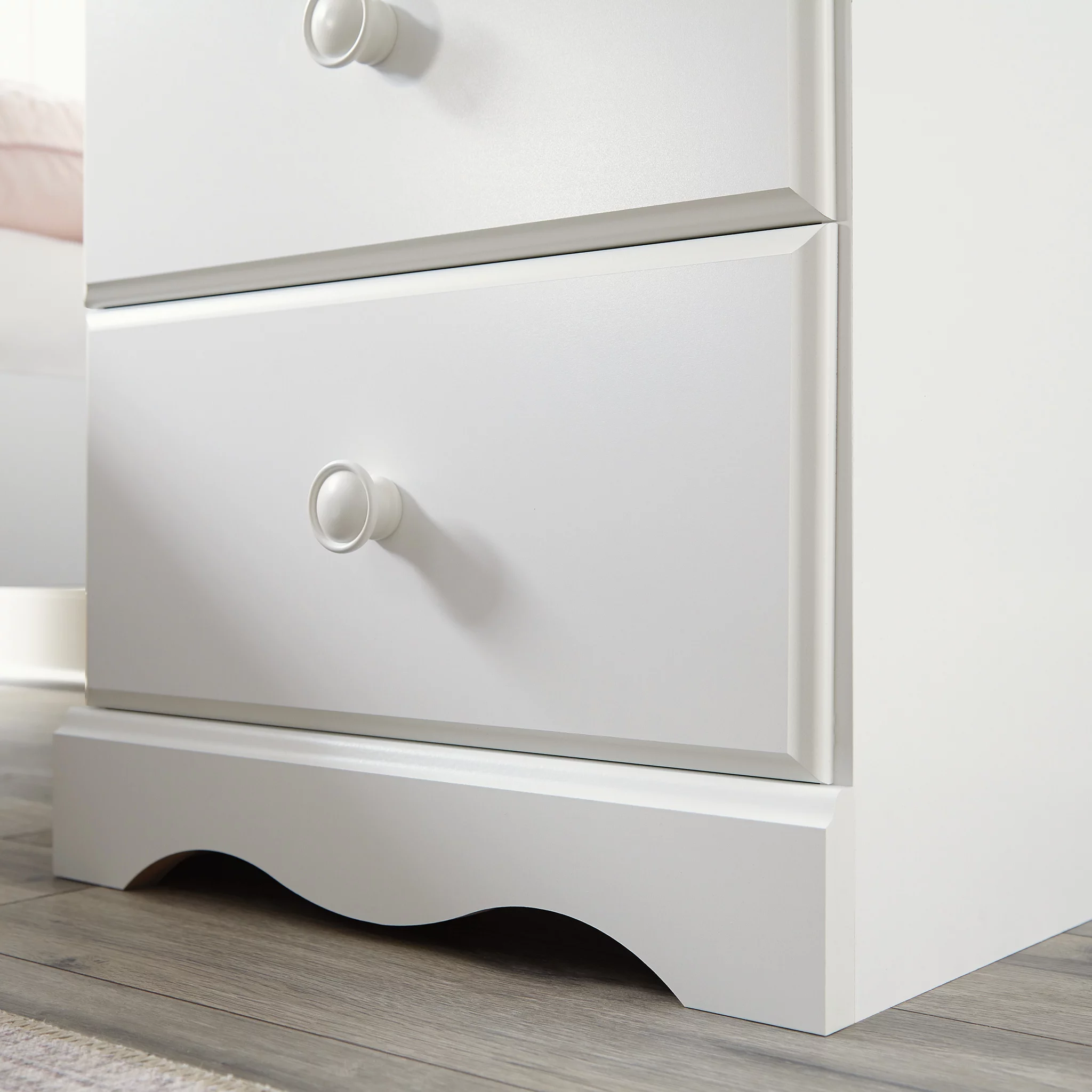 Sauder Storybook 2-Drawer Nightstand, Soft White Finish