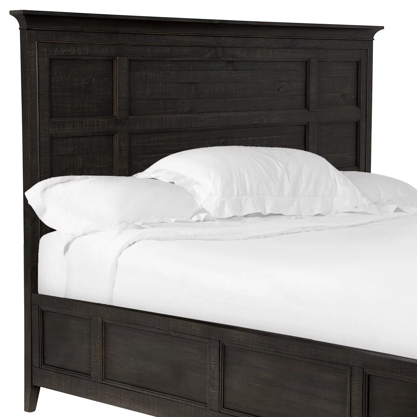Magnussen Westley Falls Relaxed Traditional Graphite King Panel Headboard