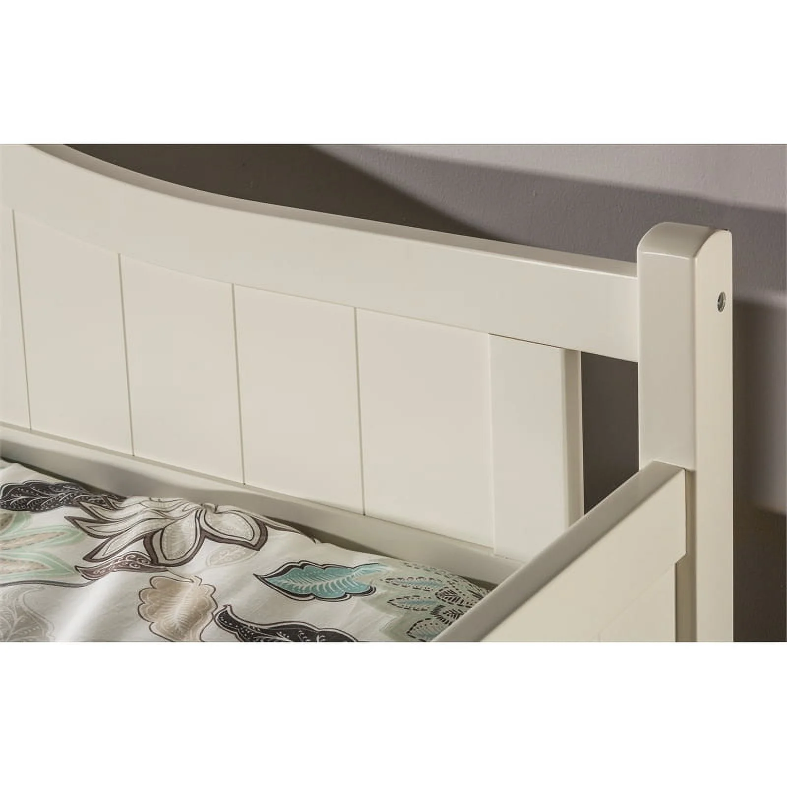 Bowery Hill Traditional Wood Full Daybed with Trundle in White