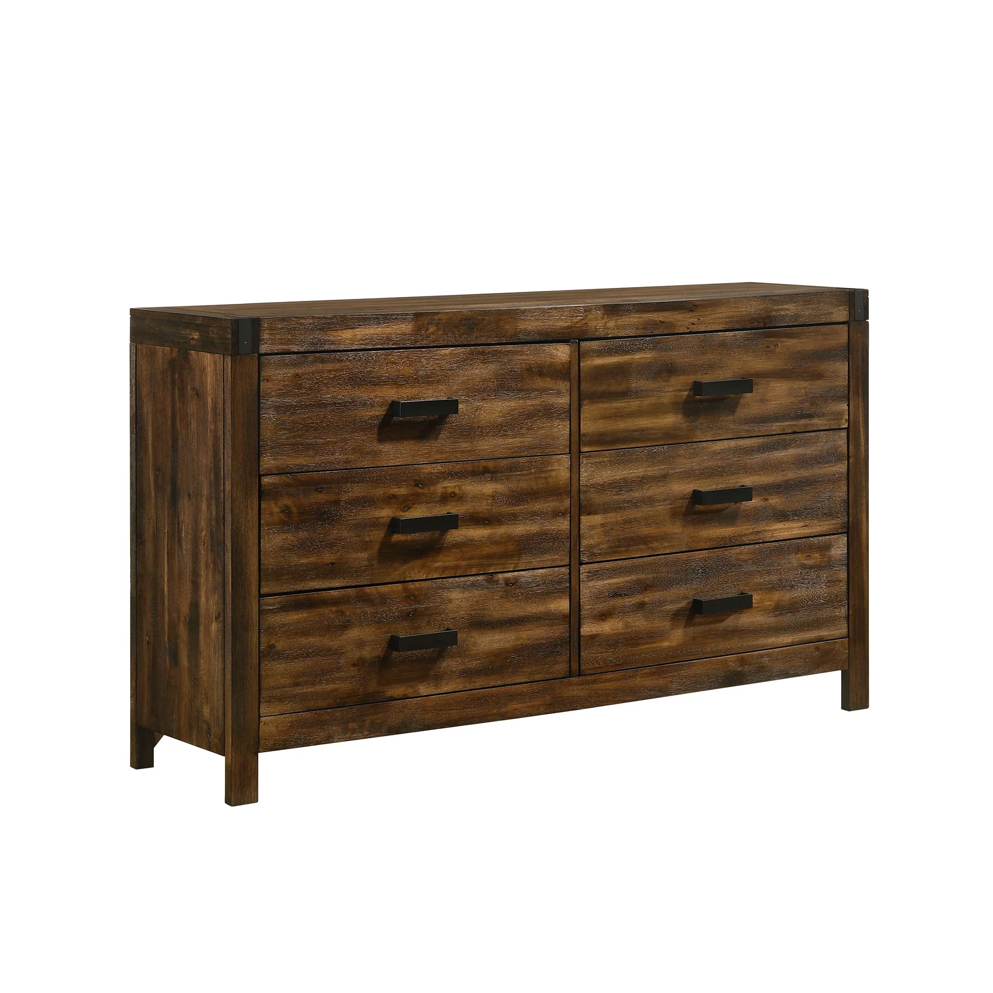 Picket House Furnishings Wren 6-Drawer Dresser in Chestnut