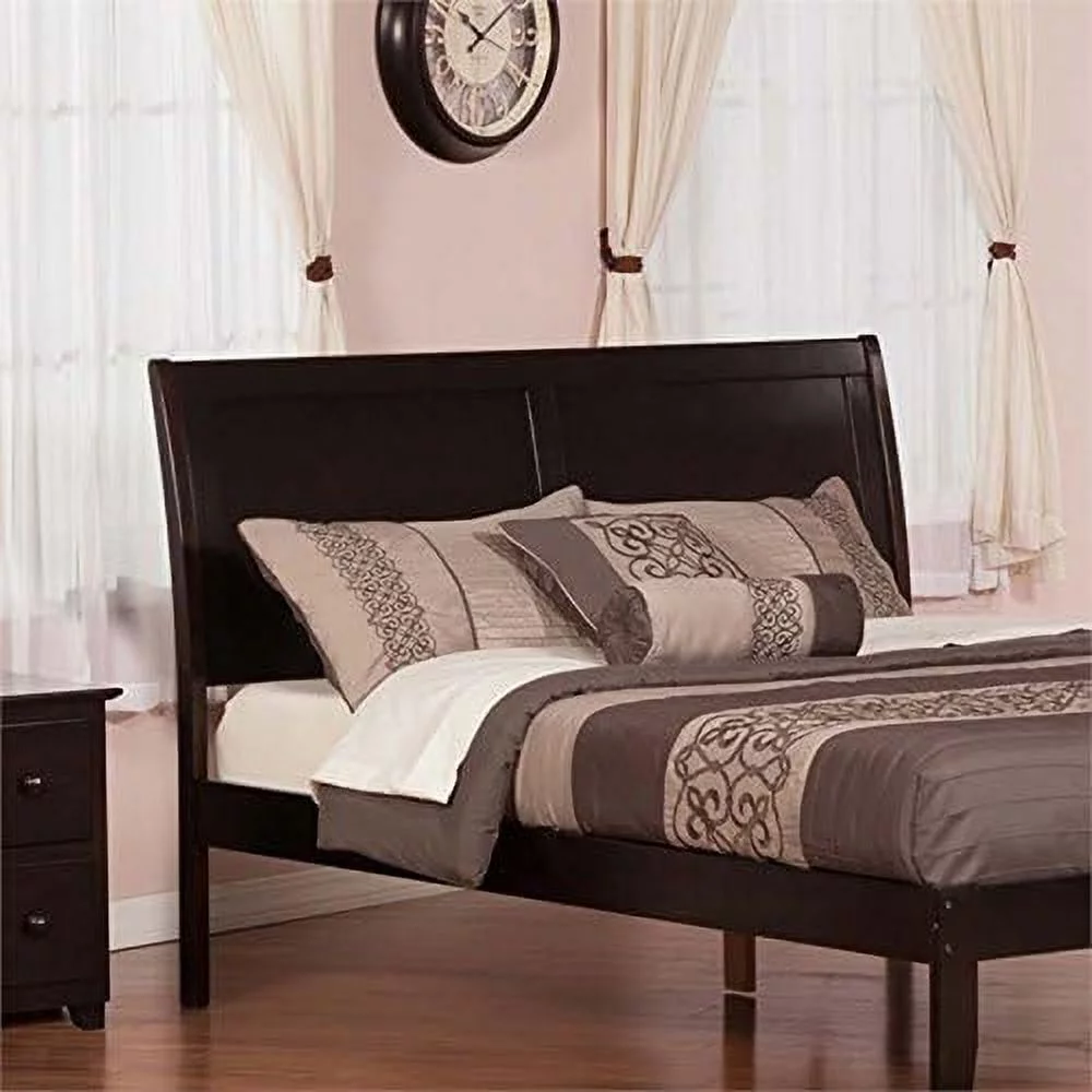 Queen Sleigh Headboard In Espresso