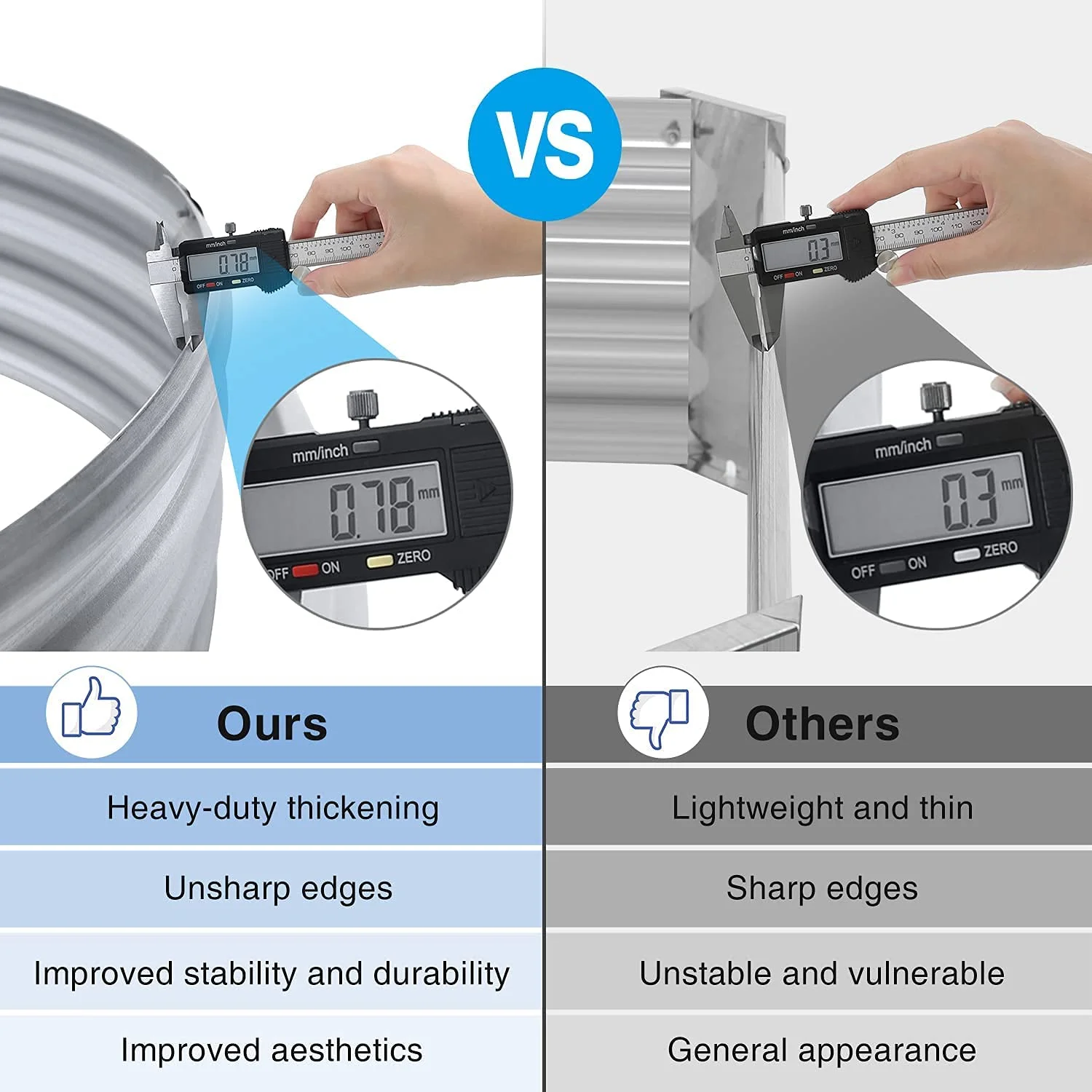 Livhil 2pcs Galvanized Raised Garden Bed Clearance, 4ft (L) x2ft (W) x1ft (H) Outdoor Garden Planters, Galvanized Raised Planters Silver,Not Wood