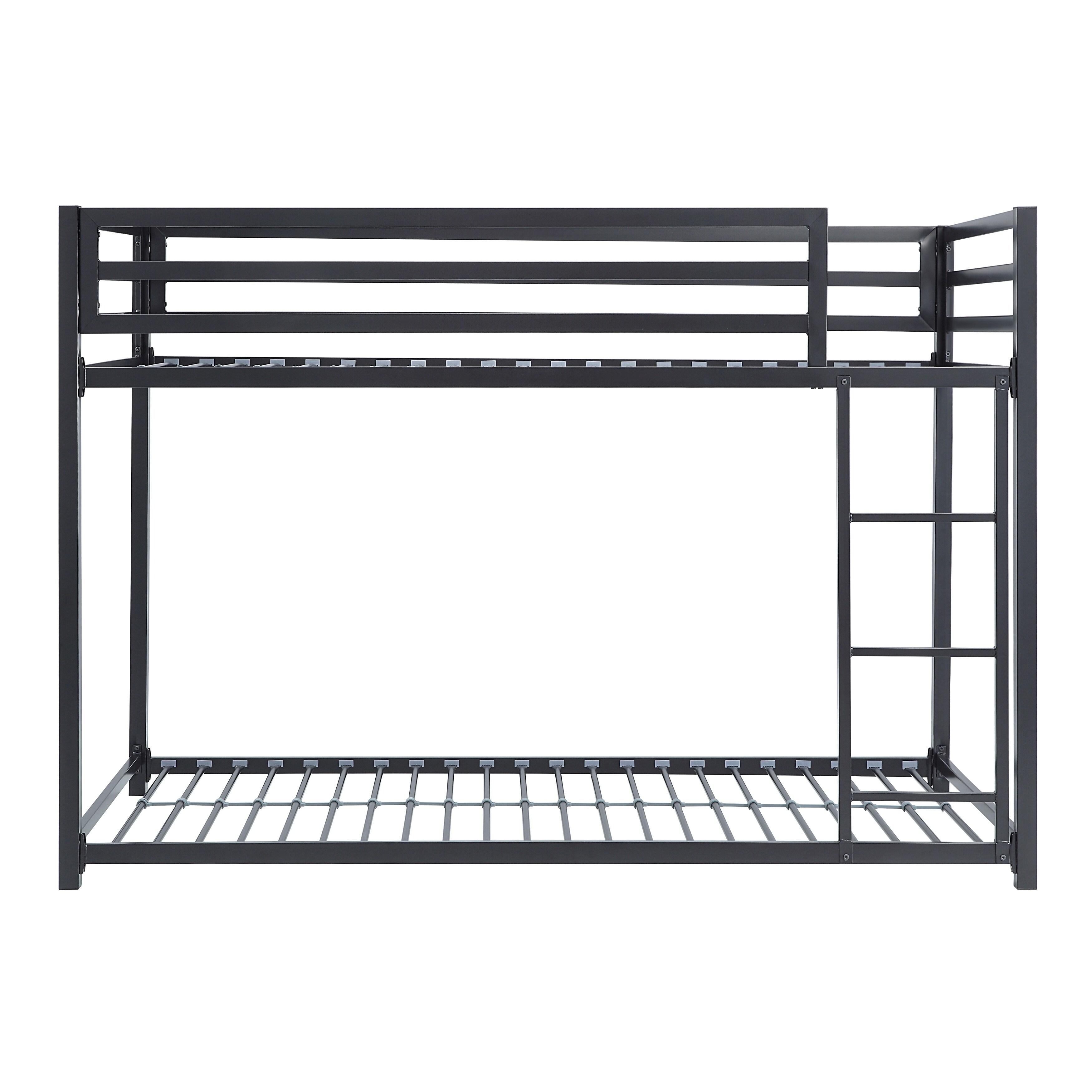 Fremont & Park Willard Twin over Twin Metal Bunk Bed Black